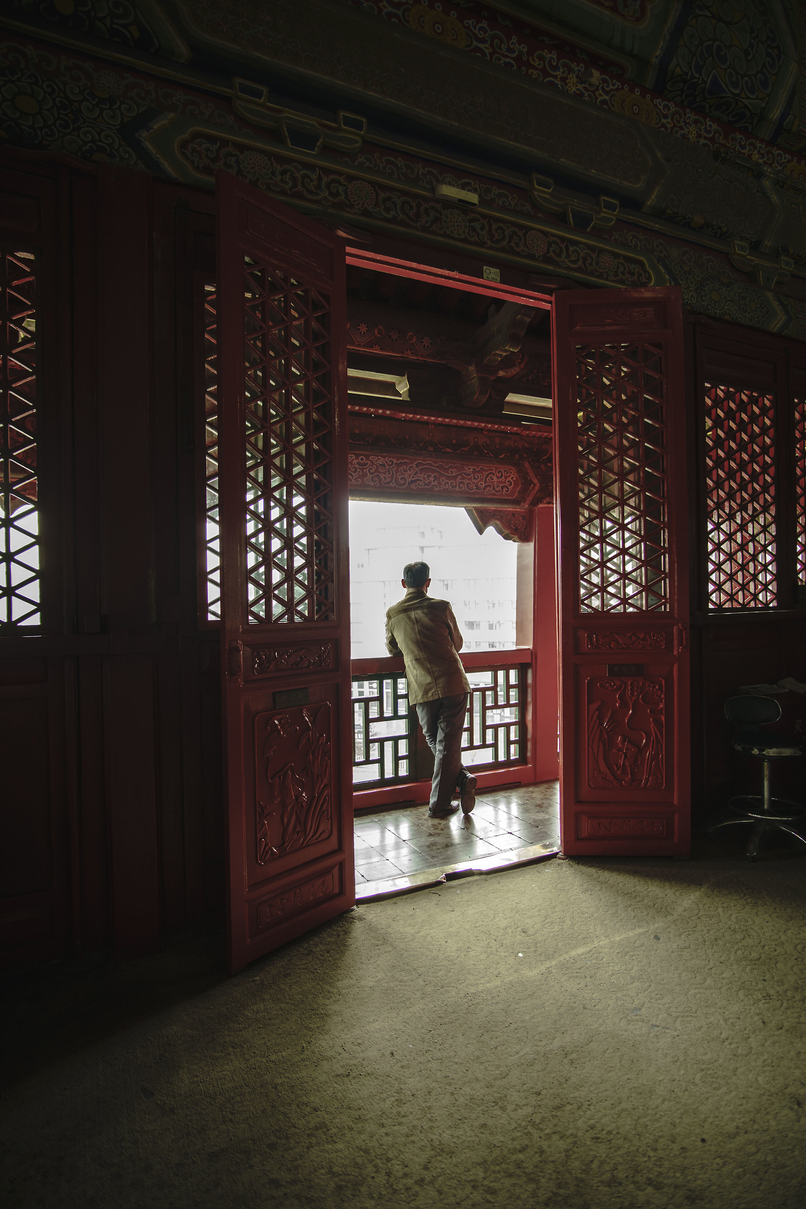 The museum's caretaker