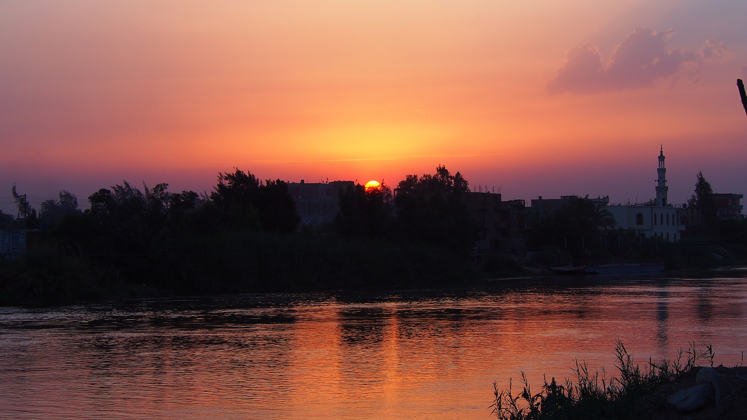 Sunset sil Nile