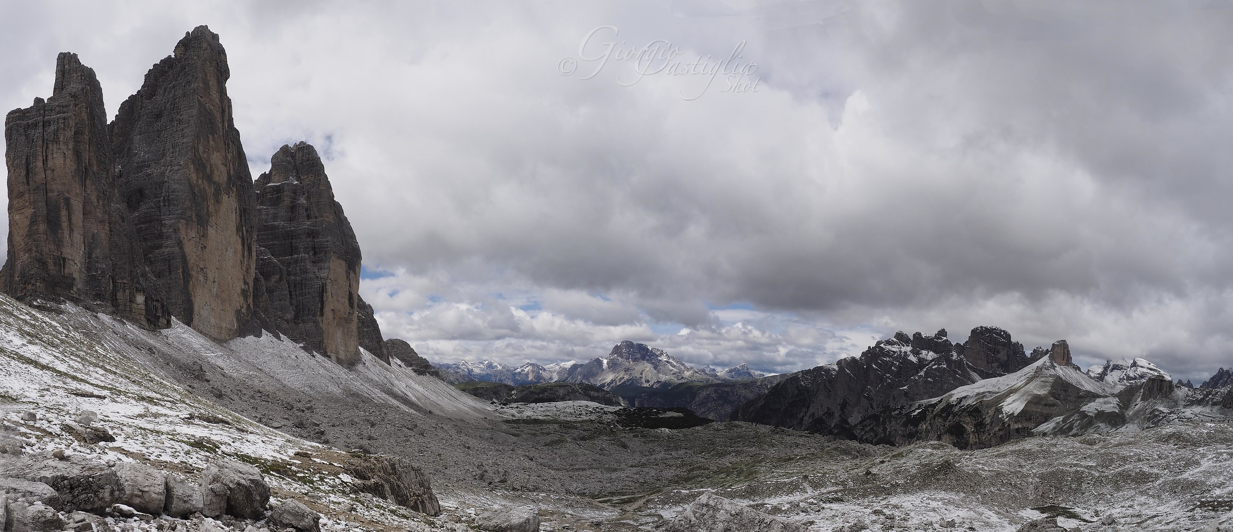 Snow in July under the Three Peaks (2)