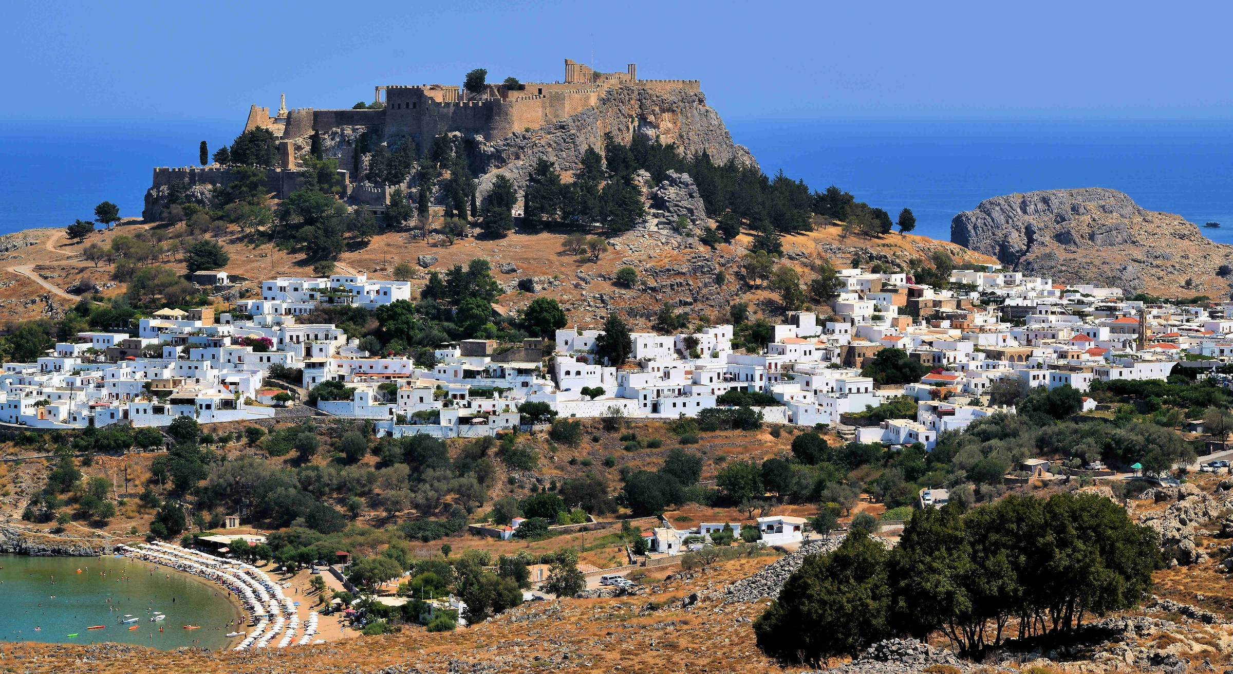 Lindos and the acropolis