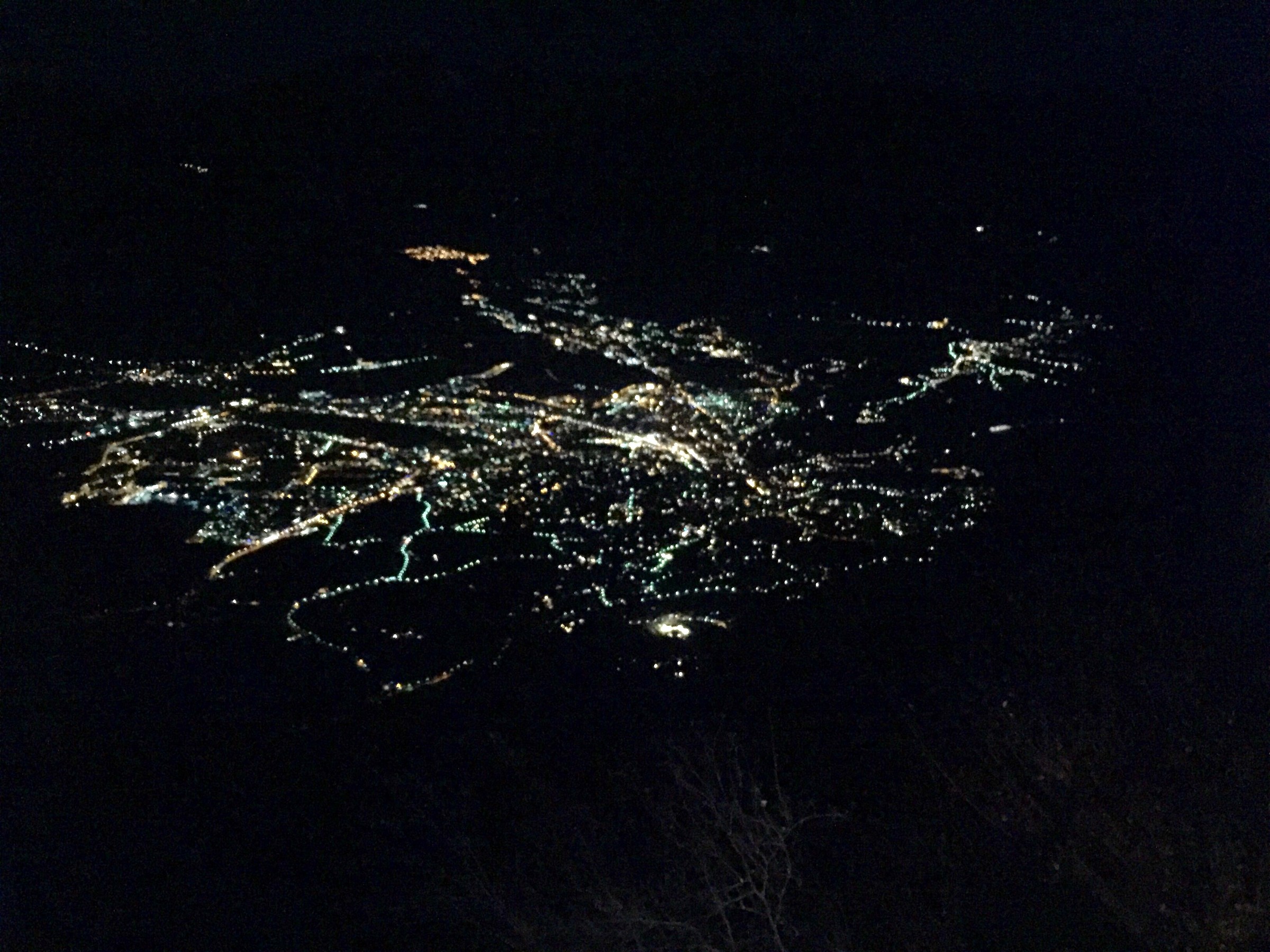 Meran in the dark