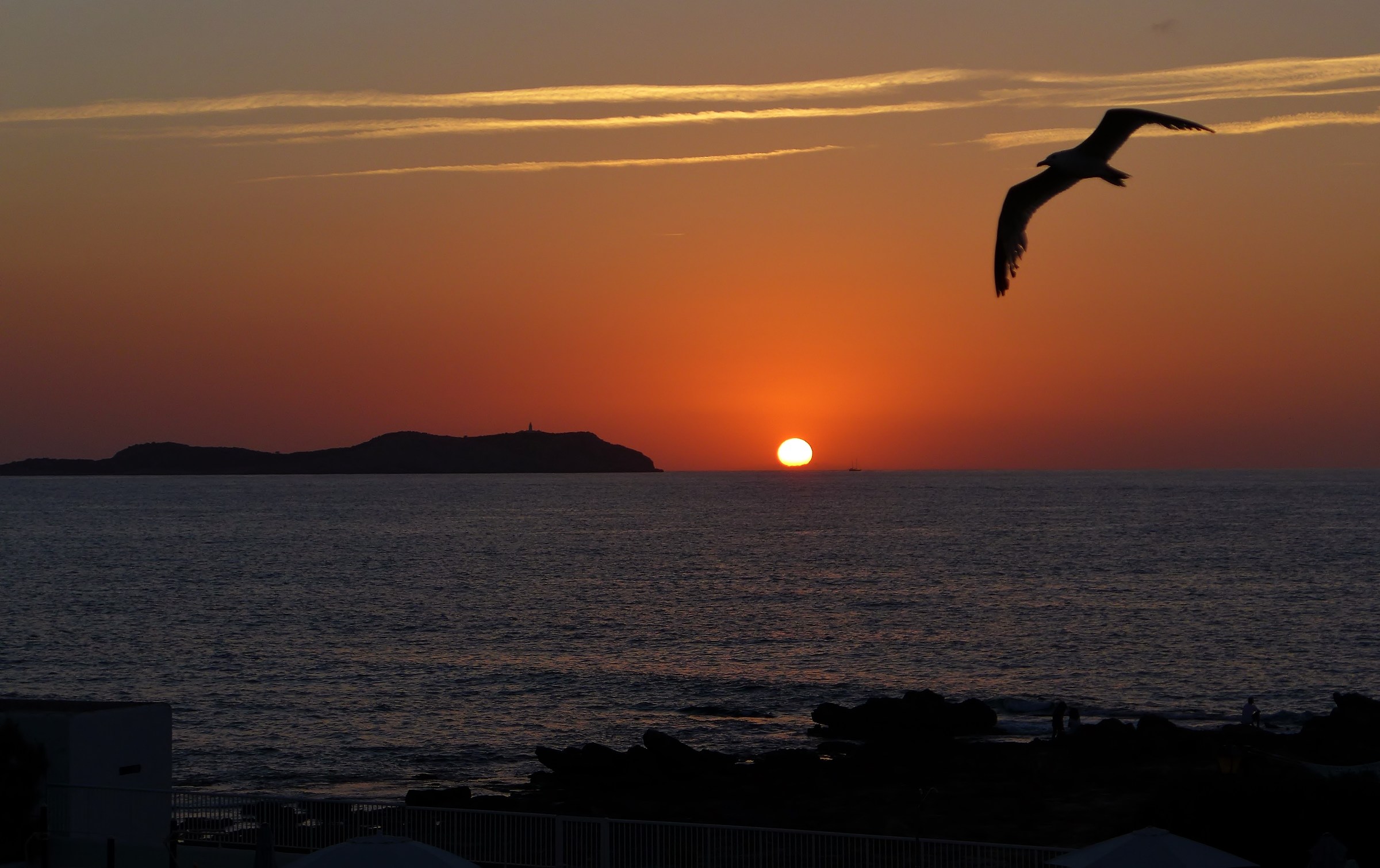 Shot at sunset in Ibiza c ...