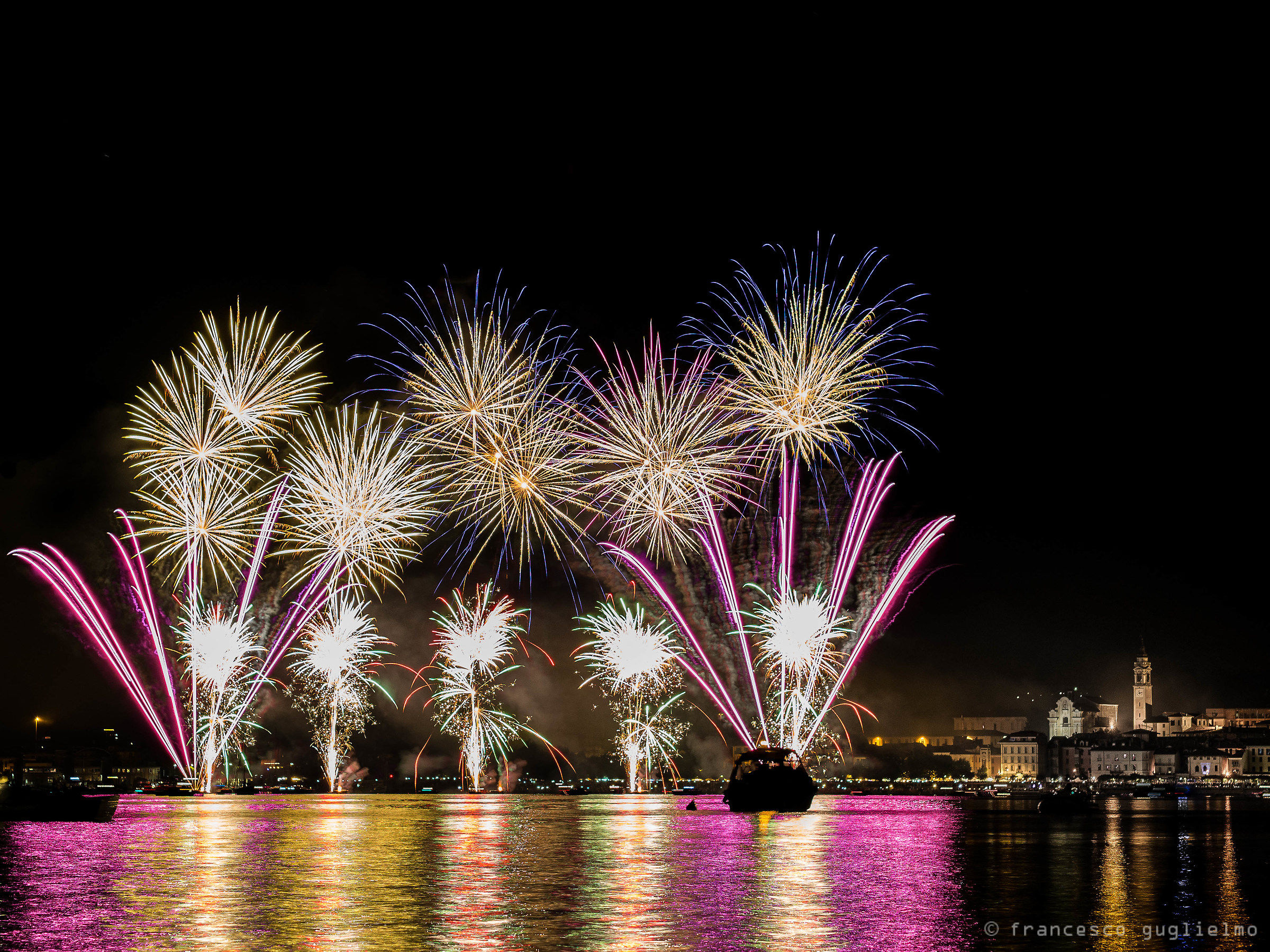Fuochi d'artificio di Arona