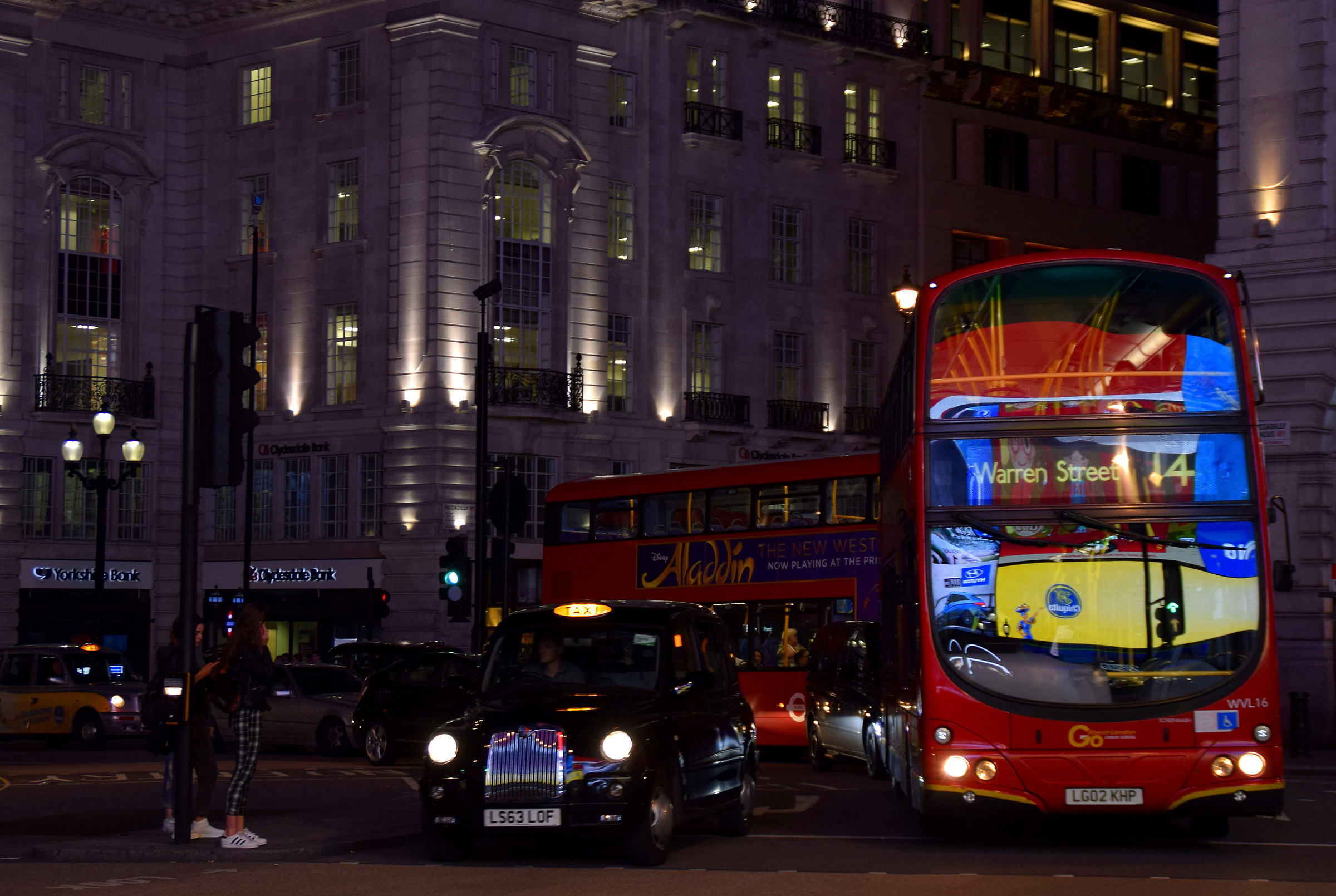 Piccadilly Circus by night