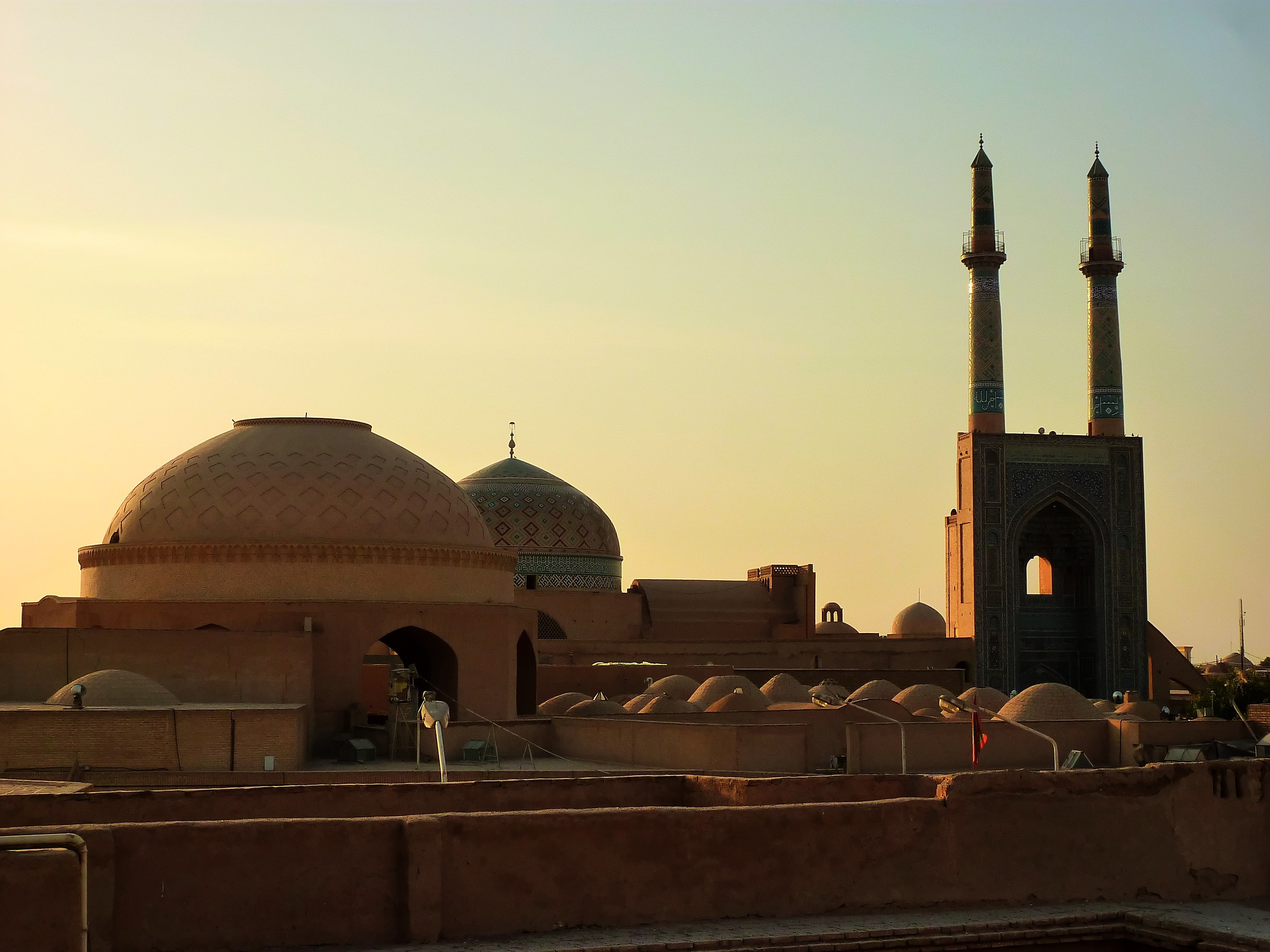 Yazd_Masjed-e Jameh at sunset