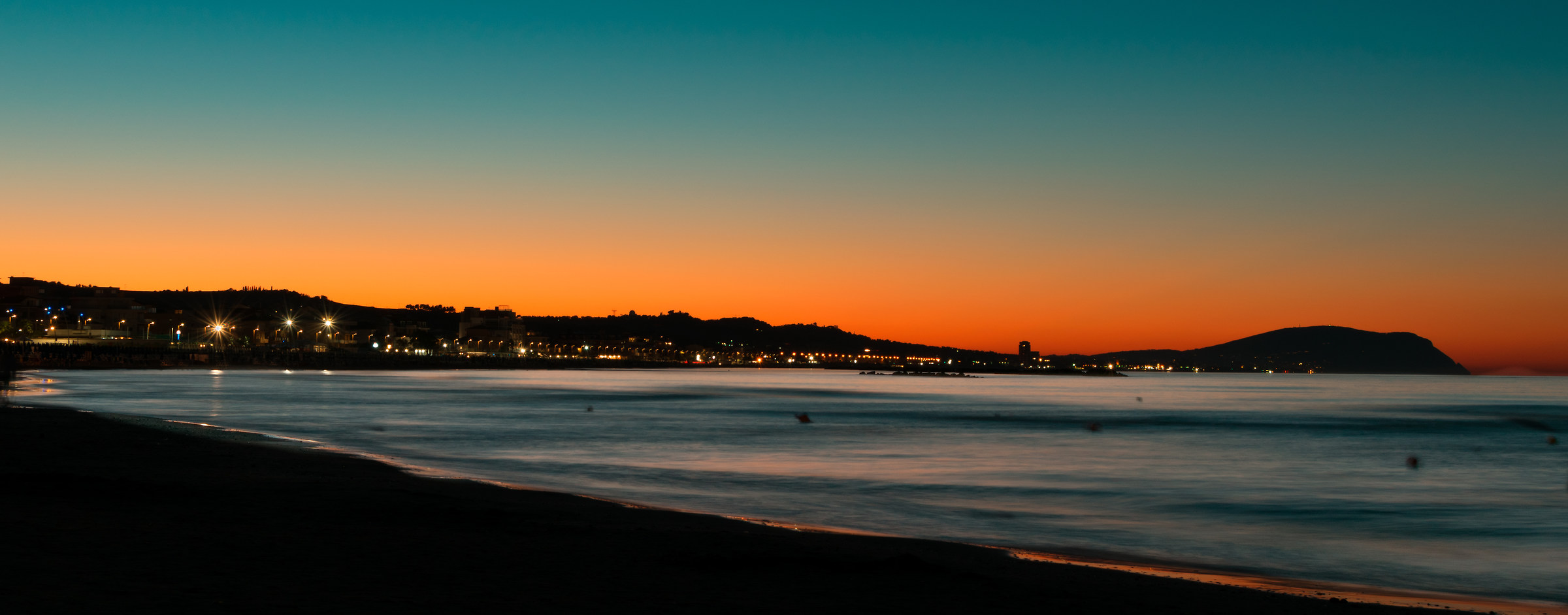 Tramonto sul mare di Civitanova