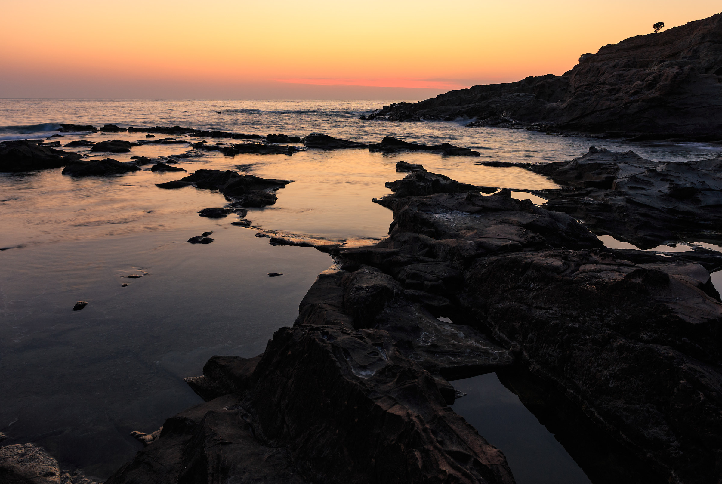 The ancient pools of Calafuria