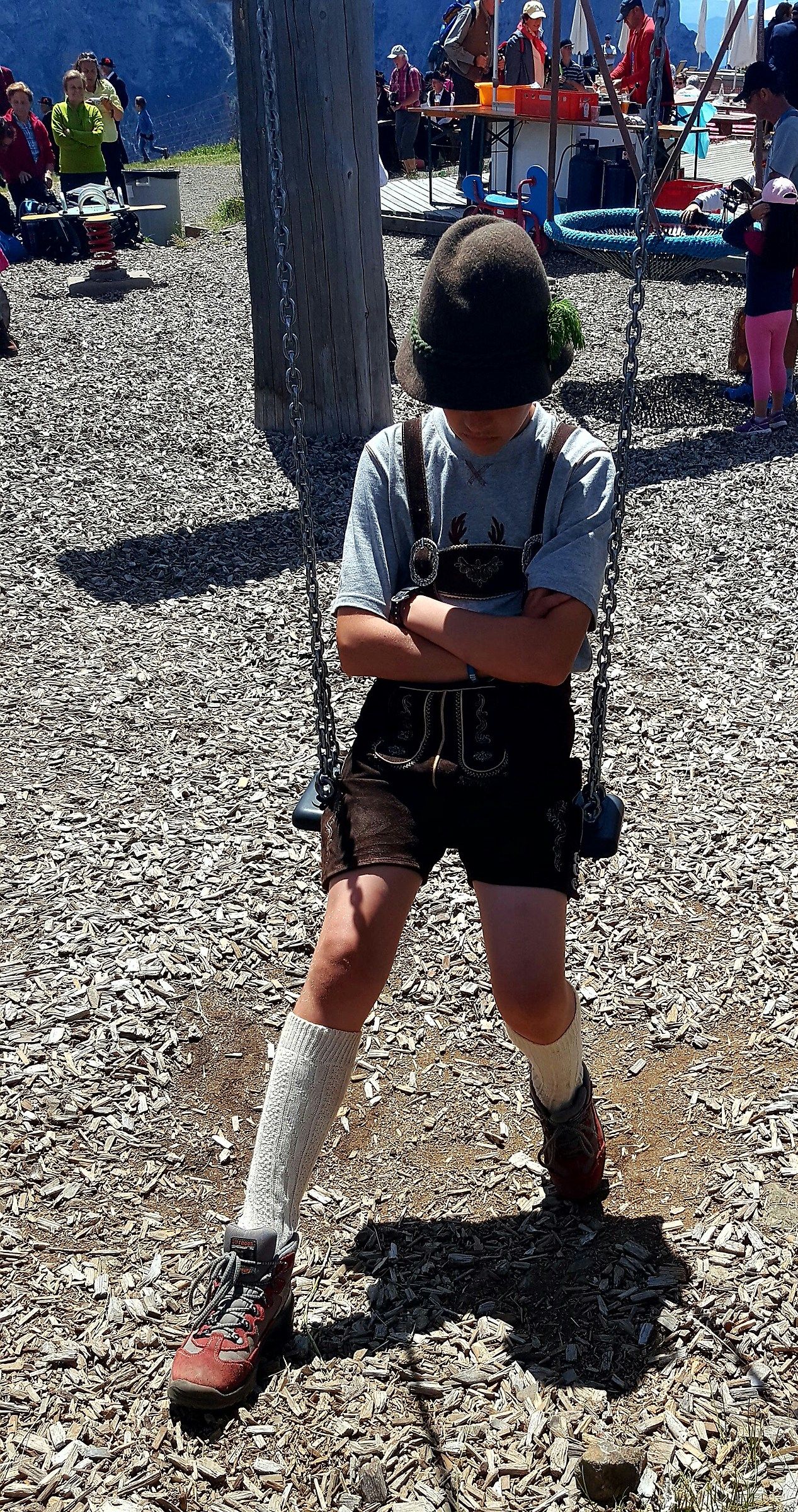 .... "I said I do not go down ...."