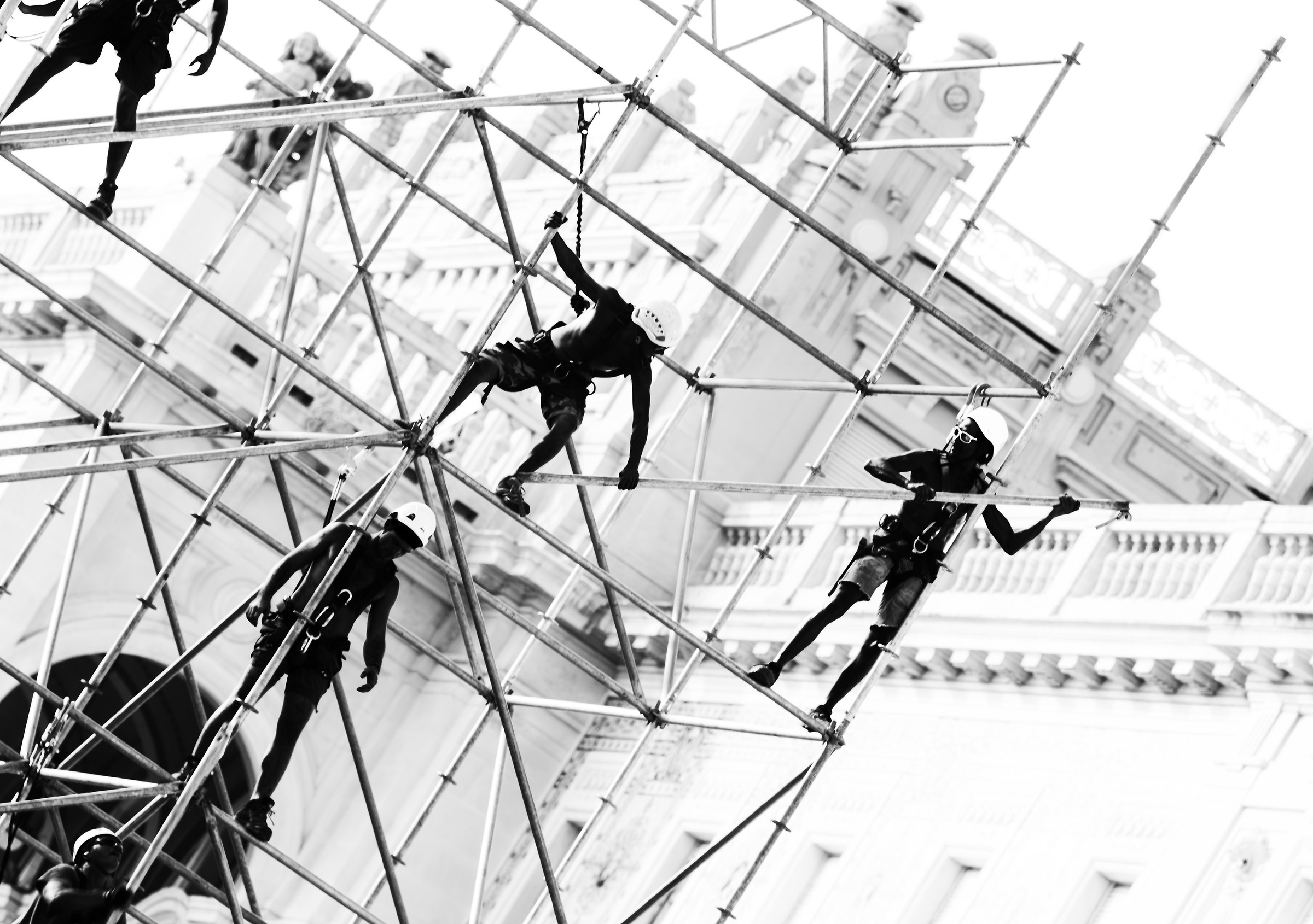 Human spiderweb High Key.