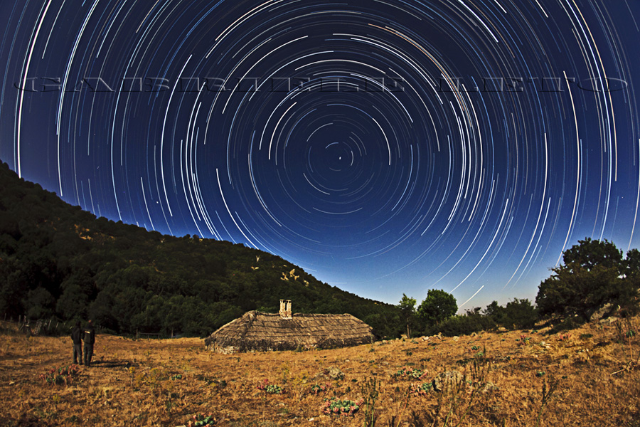 Star_Trail, Parco regionale delle Madonie, Sicily