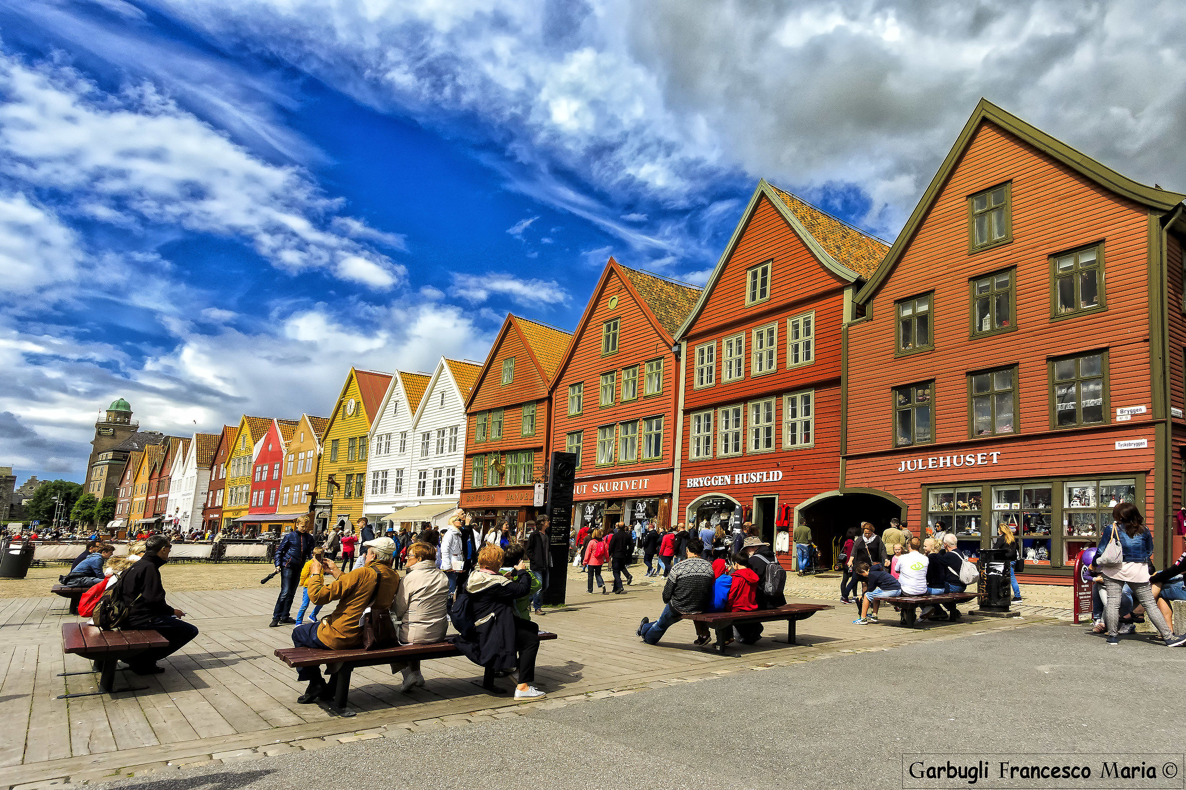 Quartiere di Bryggen a Bergen