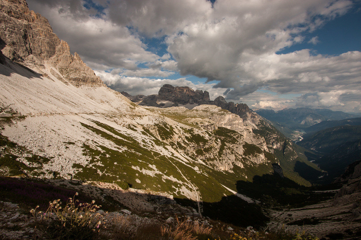 In volo verso Auronzo ...