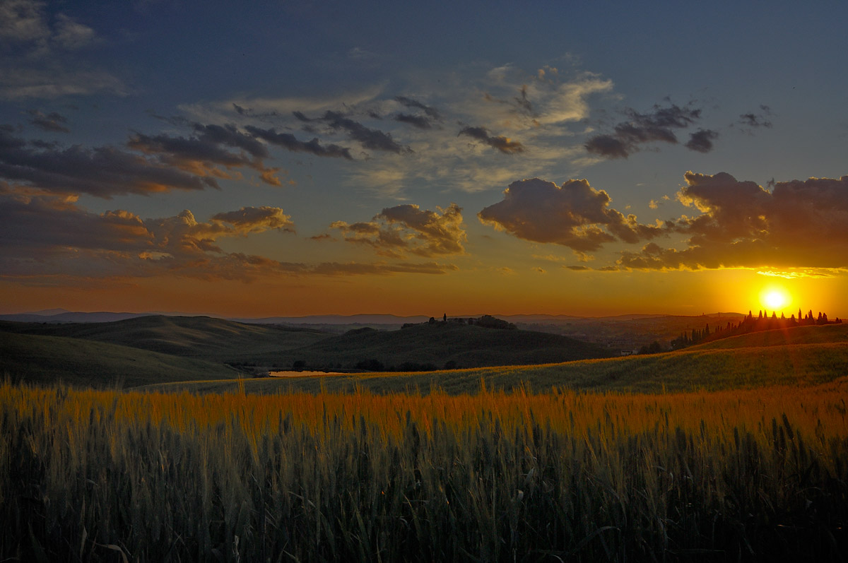 Tramonto a Siena...
