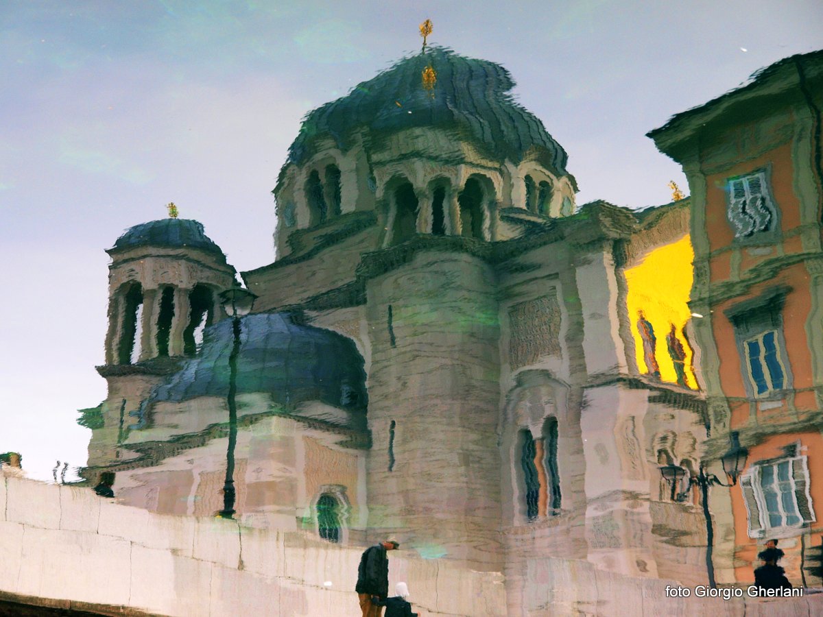 reflected in the channel