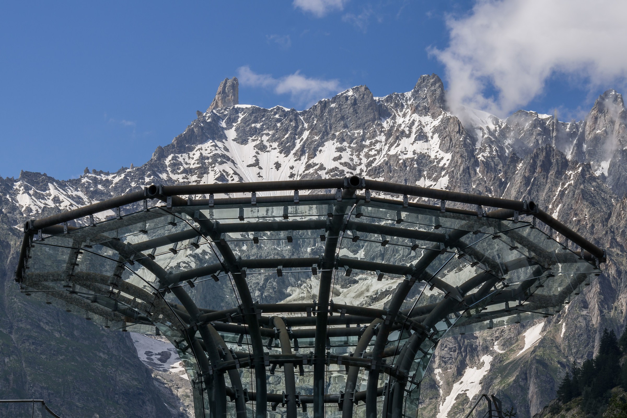 Dente del Gigante visto da Courmayeur - 1