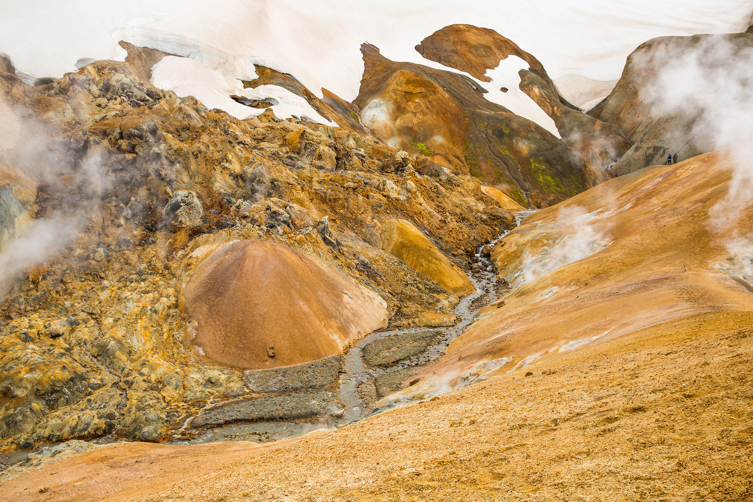 Kerlingarfjöll, attività geotermica sotto il ghi...