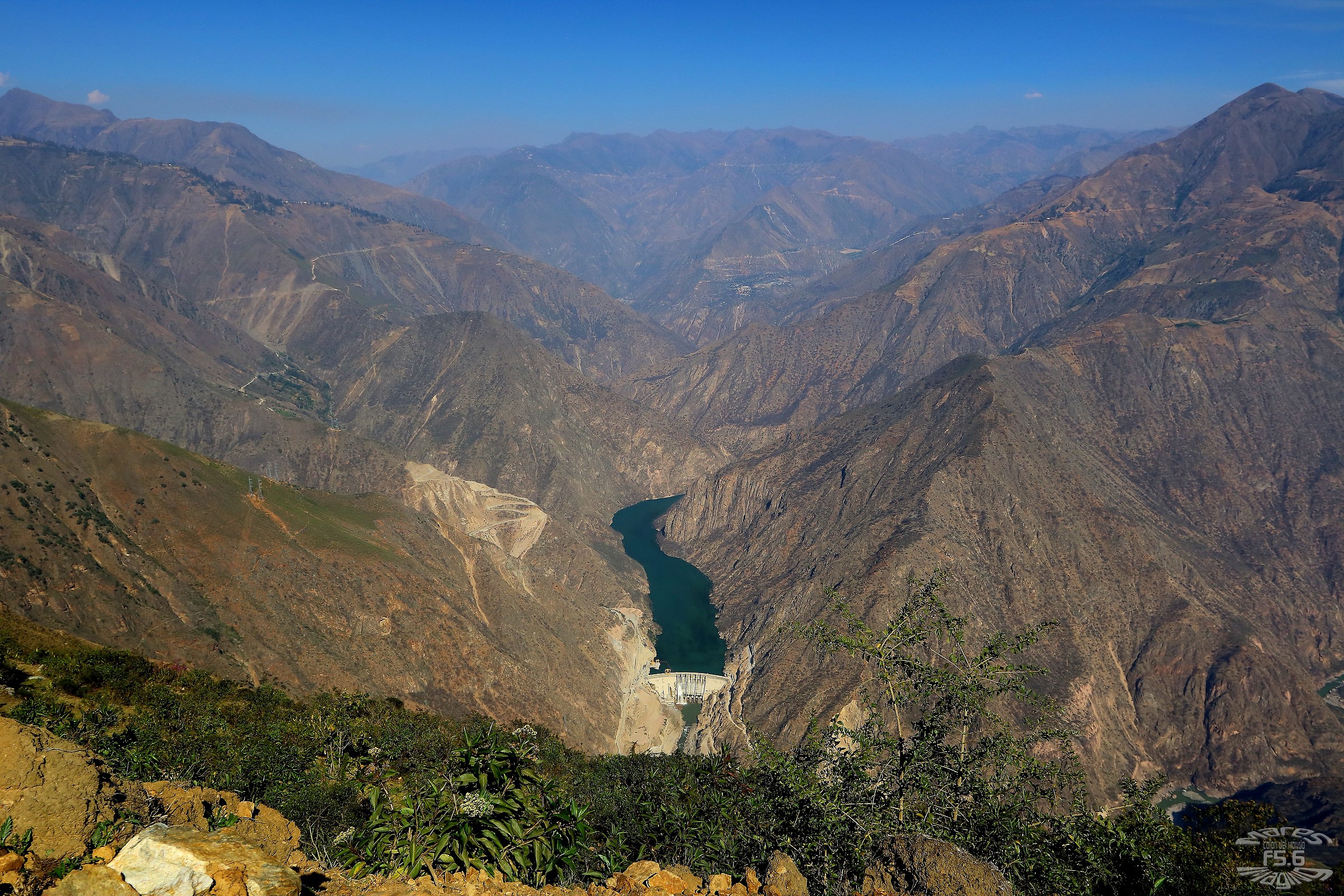 Sbarramento sul Rio Mantaro (Ande Peruviane)