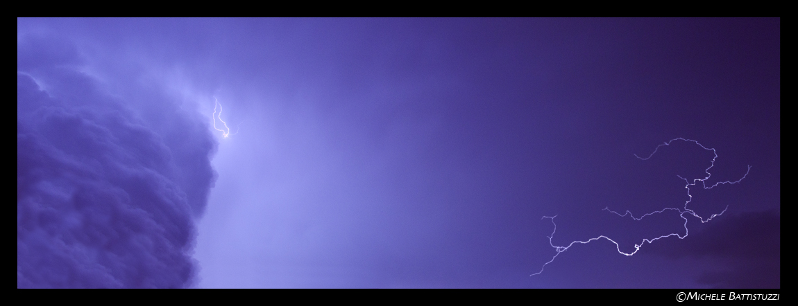 Lightning over Pianzano