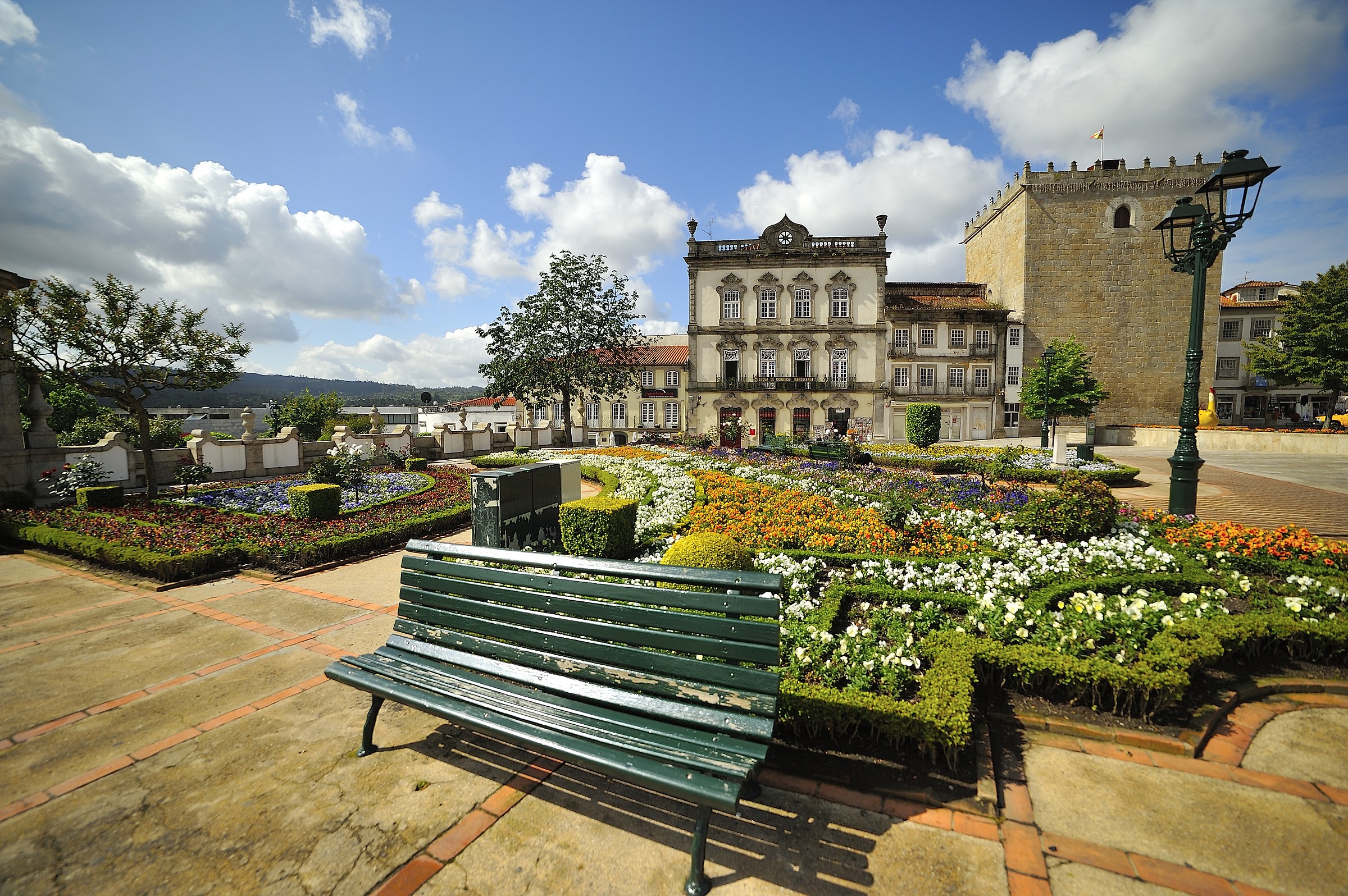 A square in Barcelos