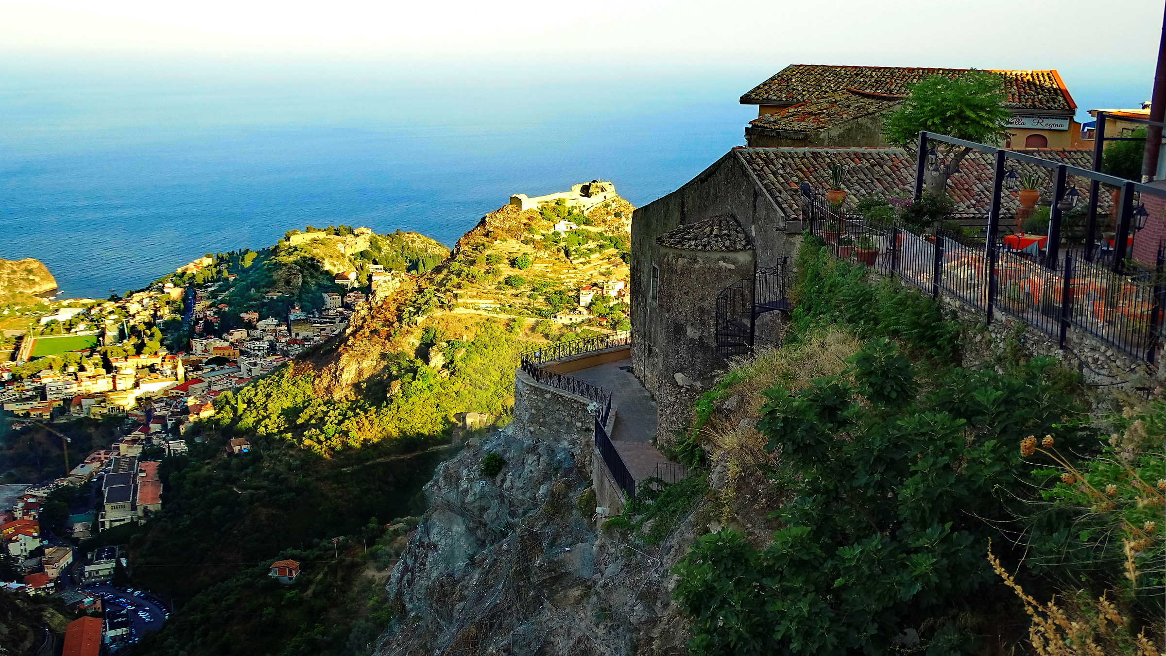 From Castelmola watching the sea