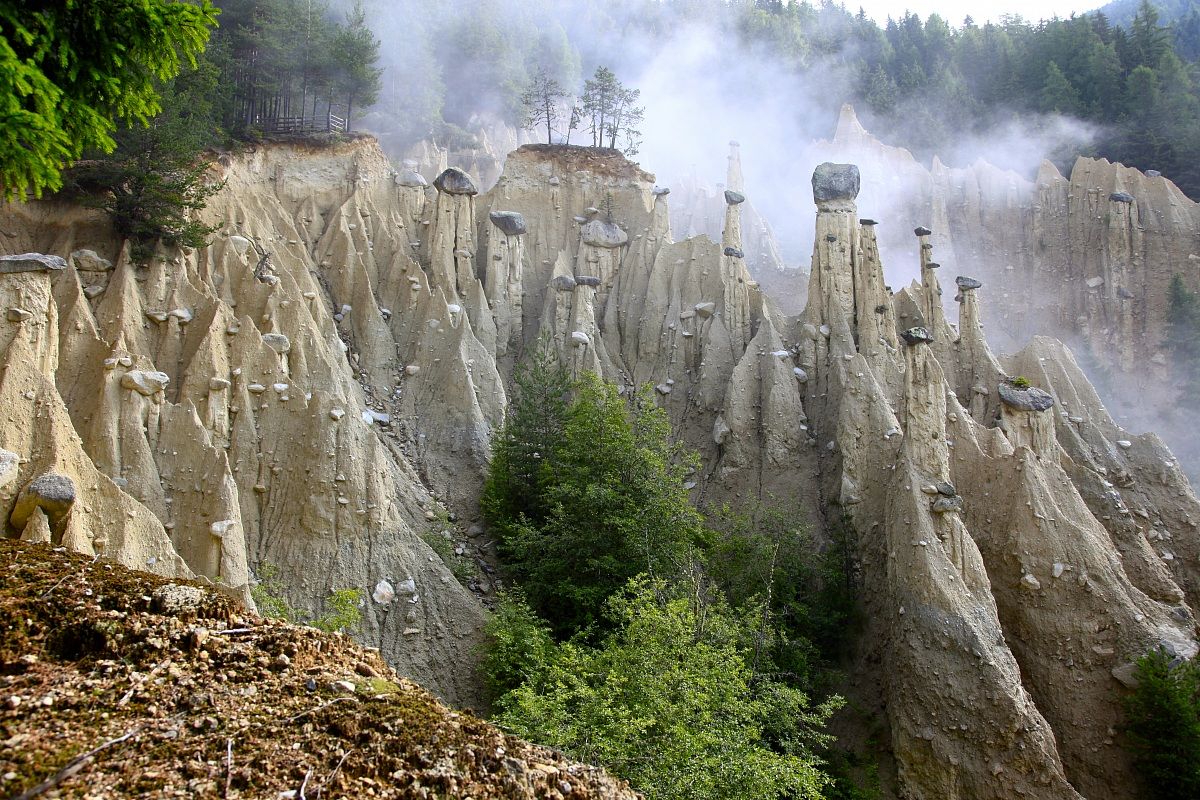 Piramidi di terra Percha (Val Pusteria)