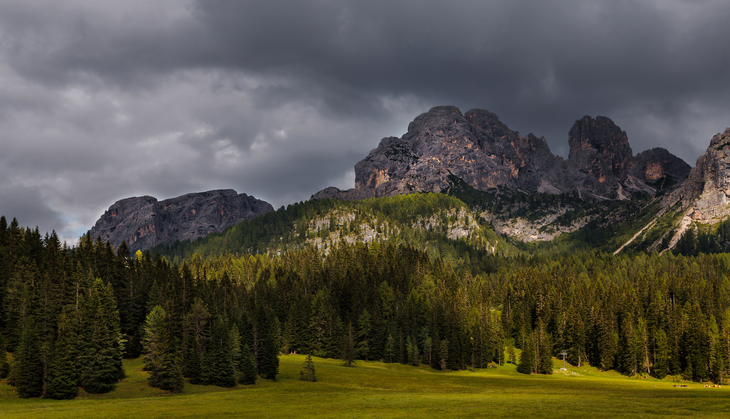 clouds over the valley