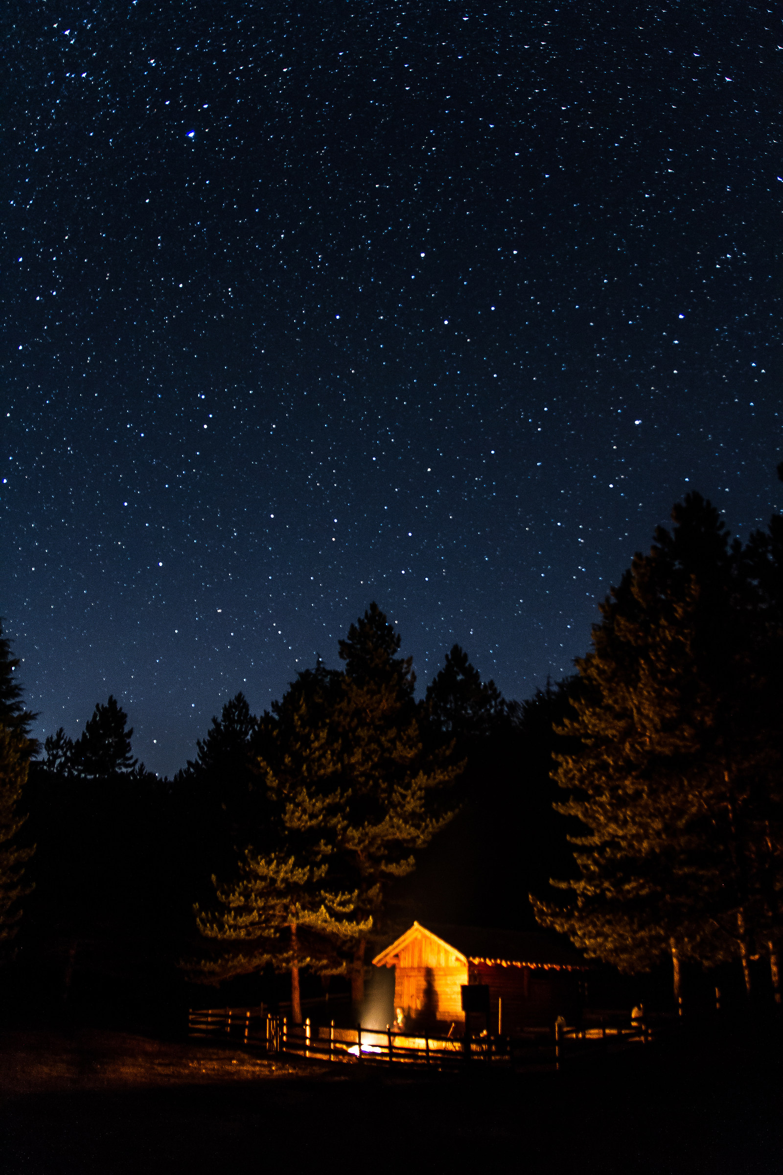 ..and roof a sky of stars