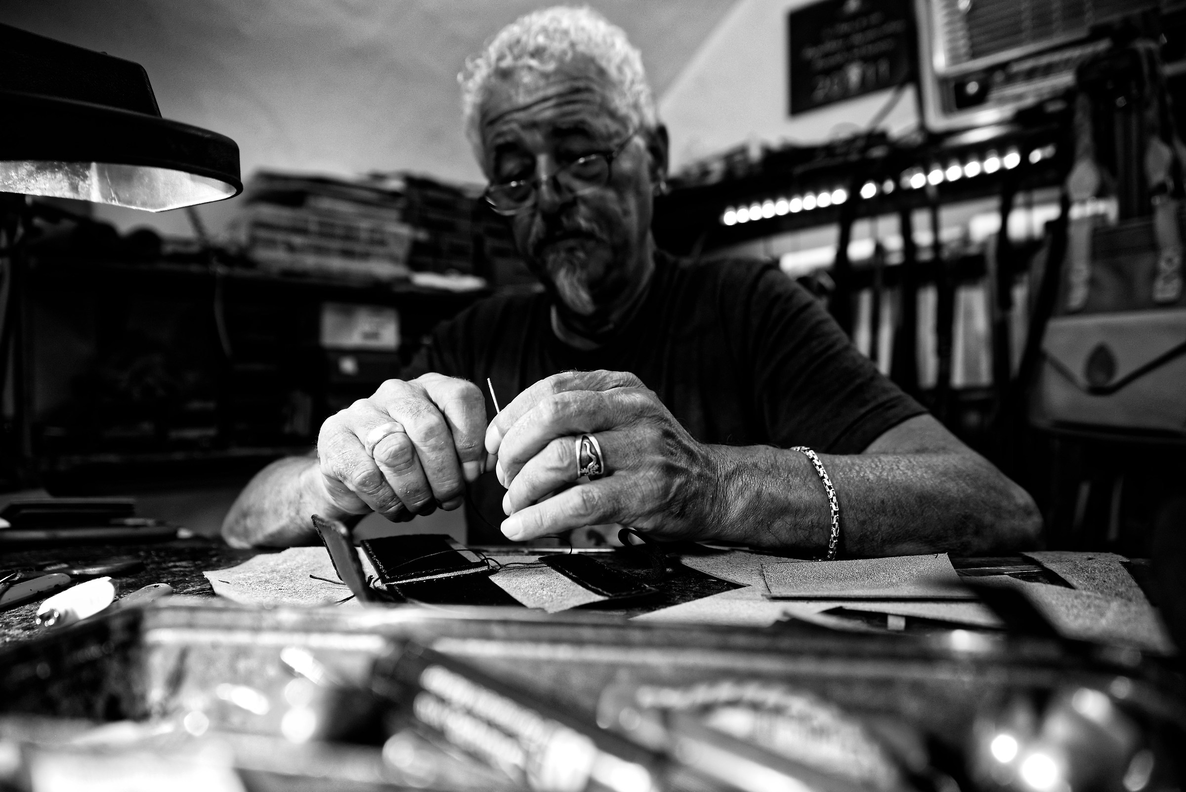 The hands of a craftsman