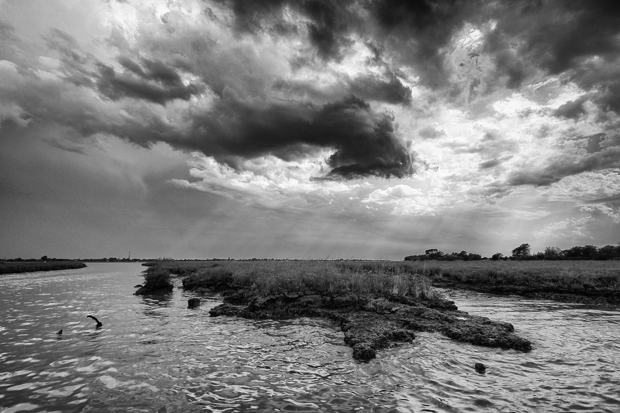 Venezia, laguna nord temporale