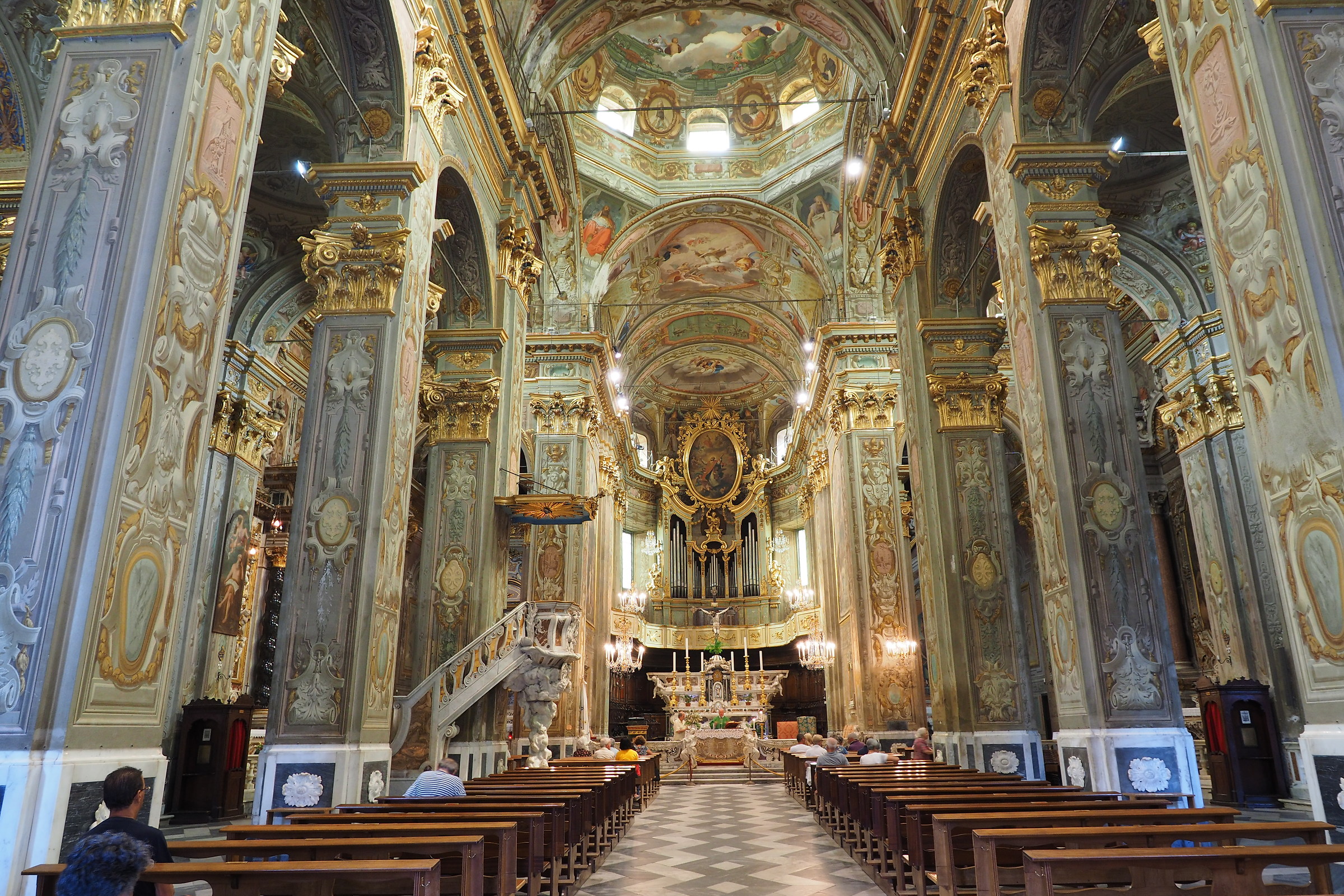 Inside the Basilica S. Biagio