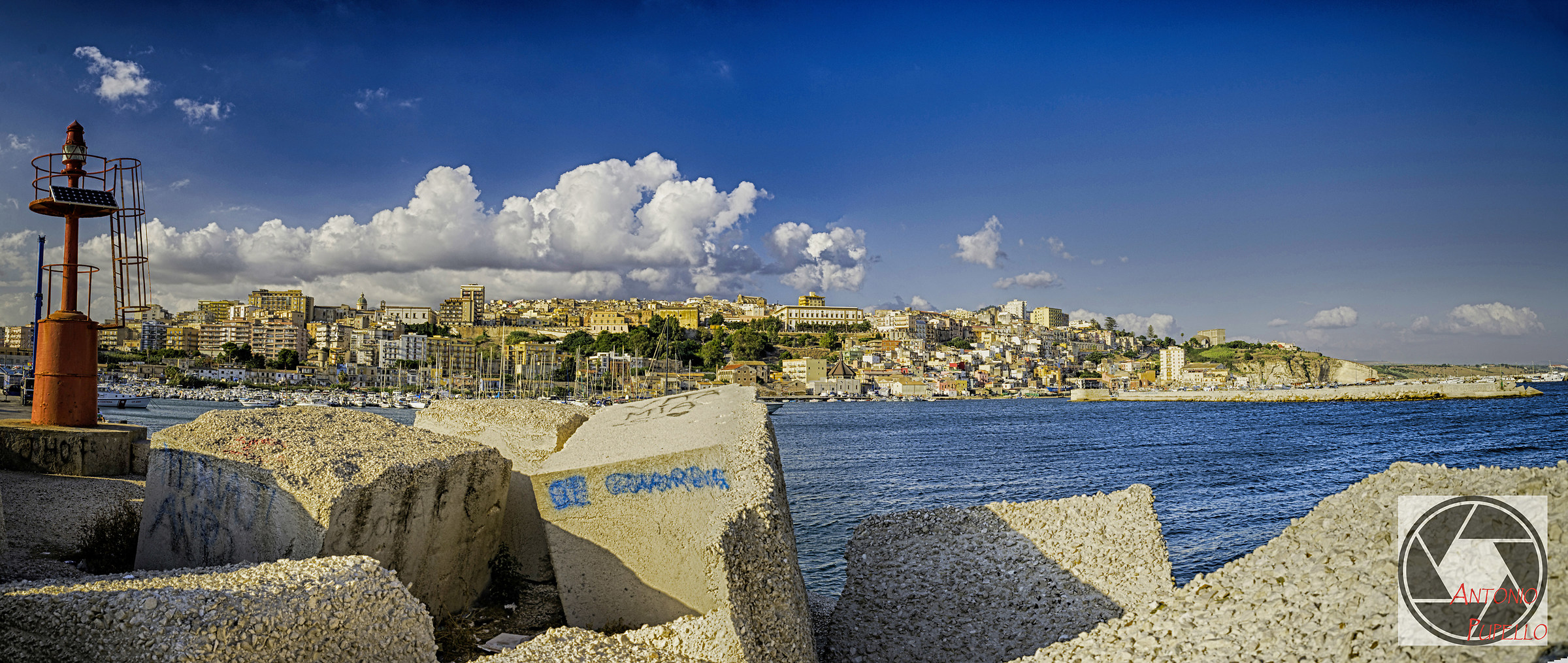 Sciacca vista dal mare