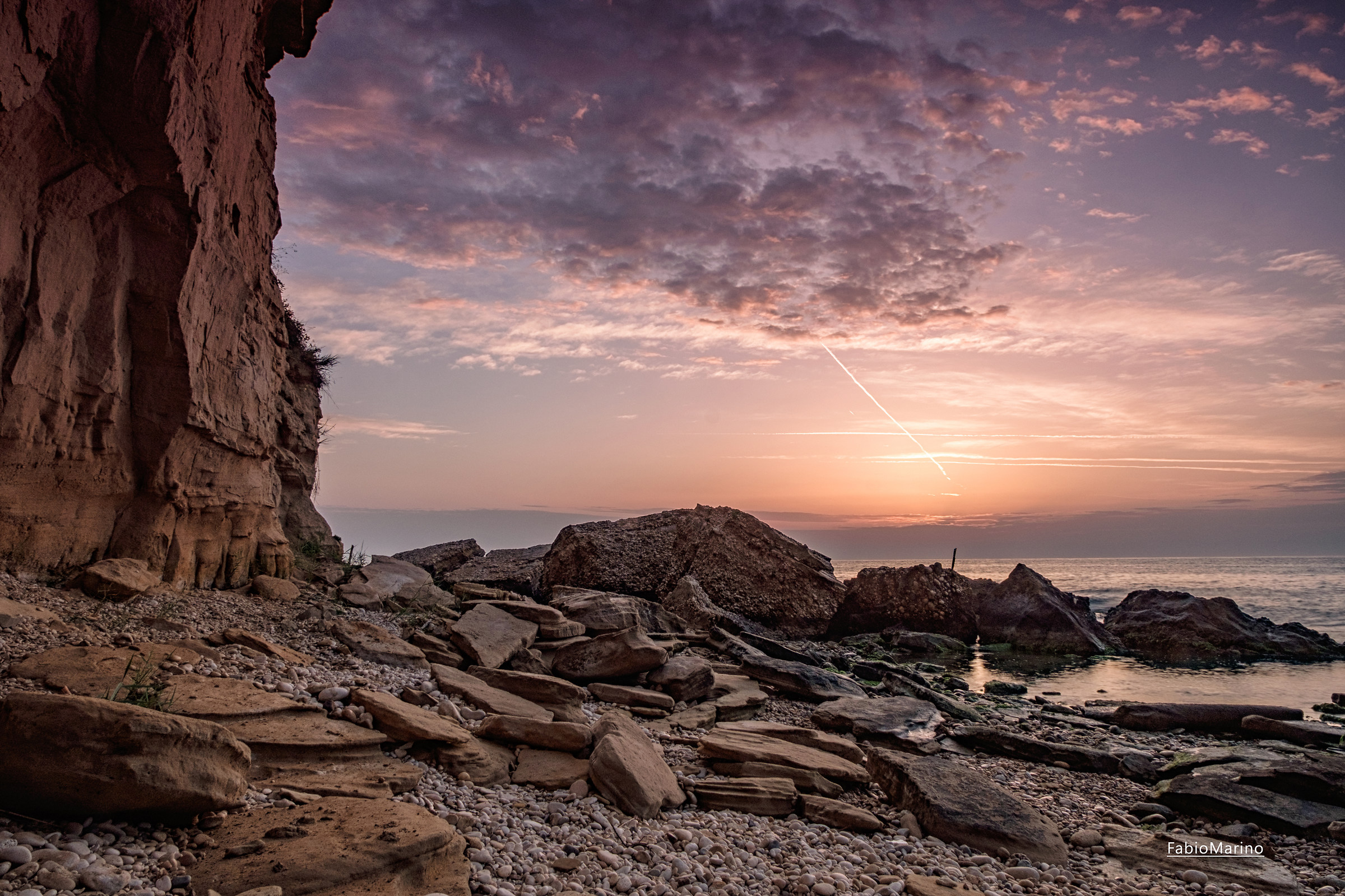 Acquabella di Ortona, falesia attiva