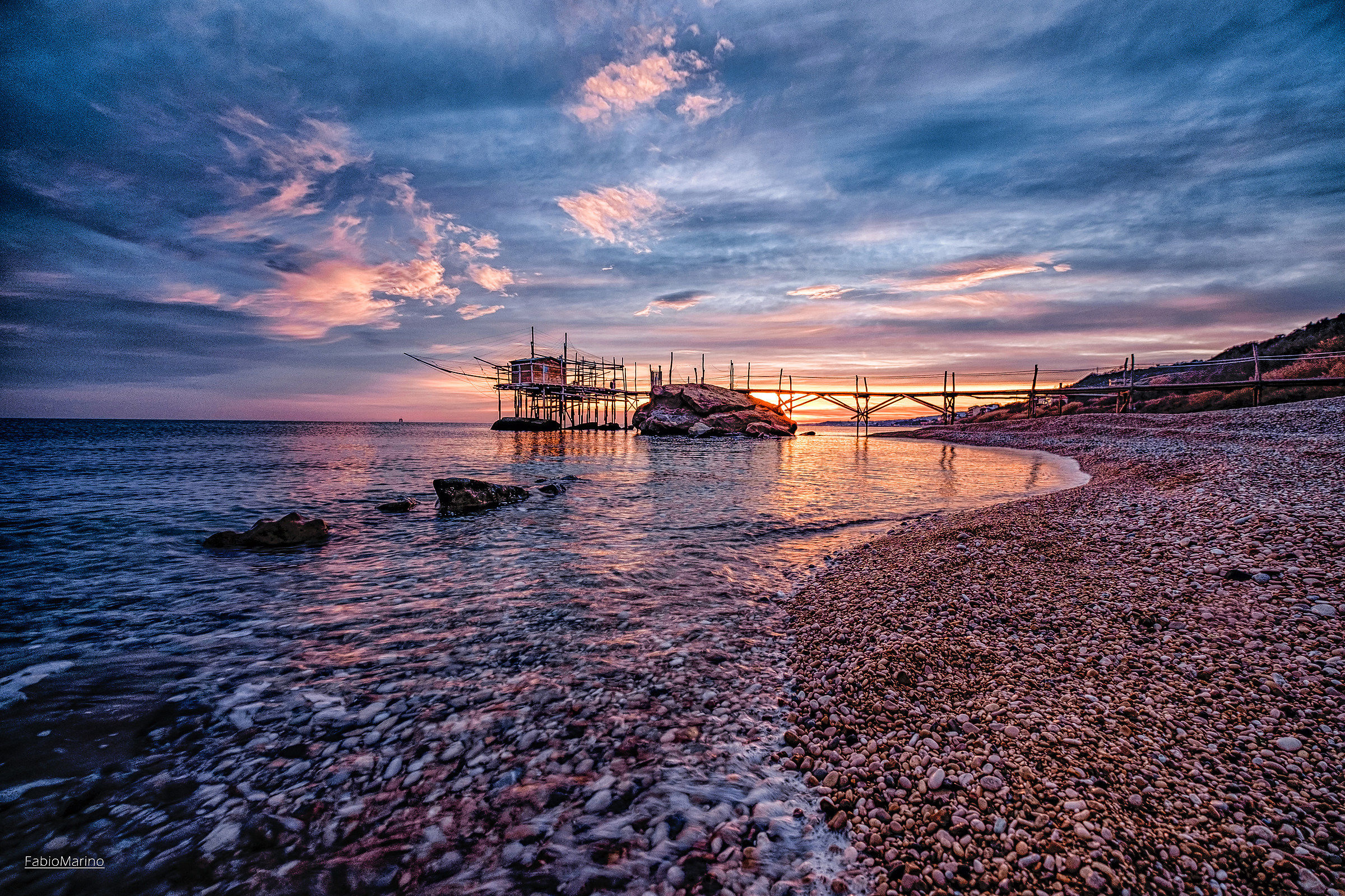 Overflow the Morge, magnificent sunrise