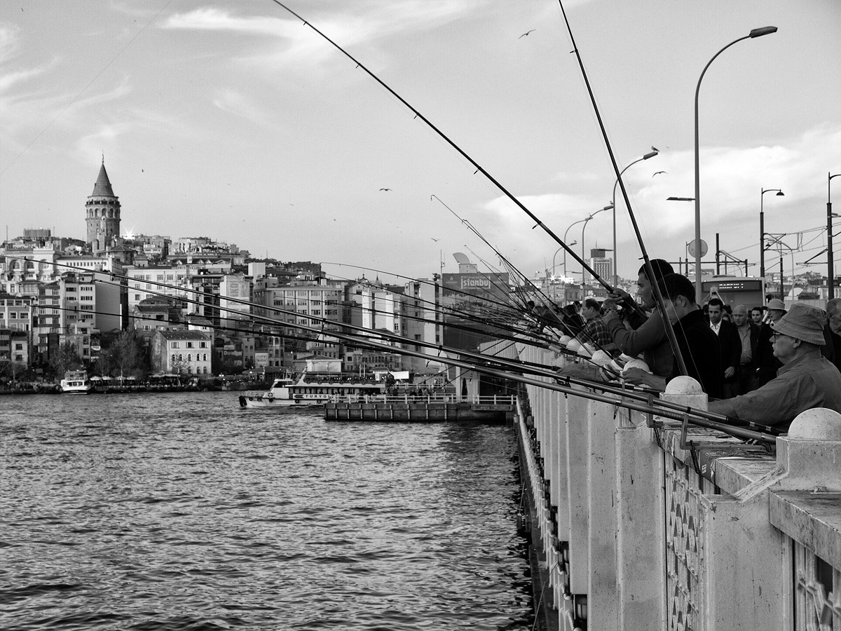 Fishermen on the Galata Bridge