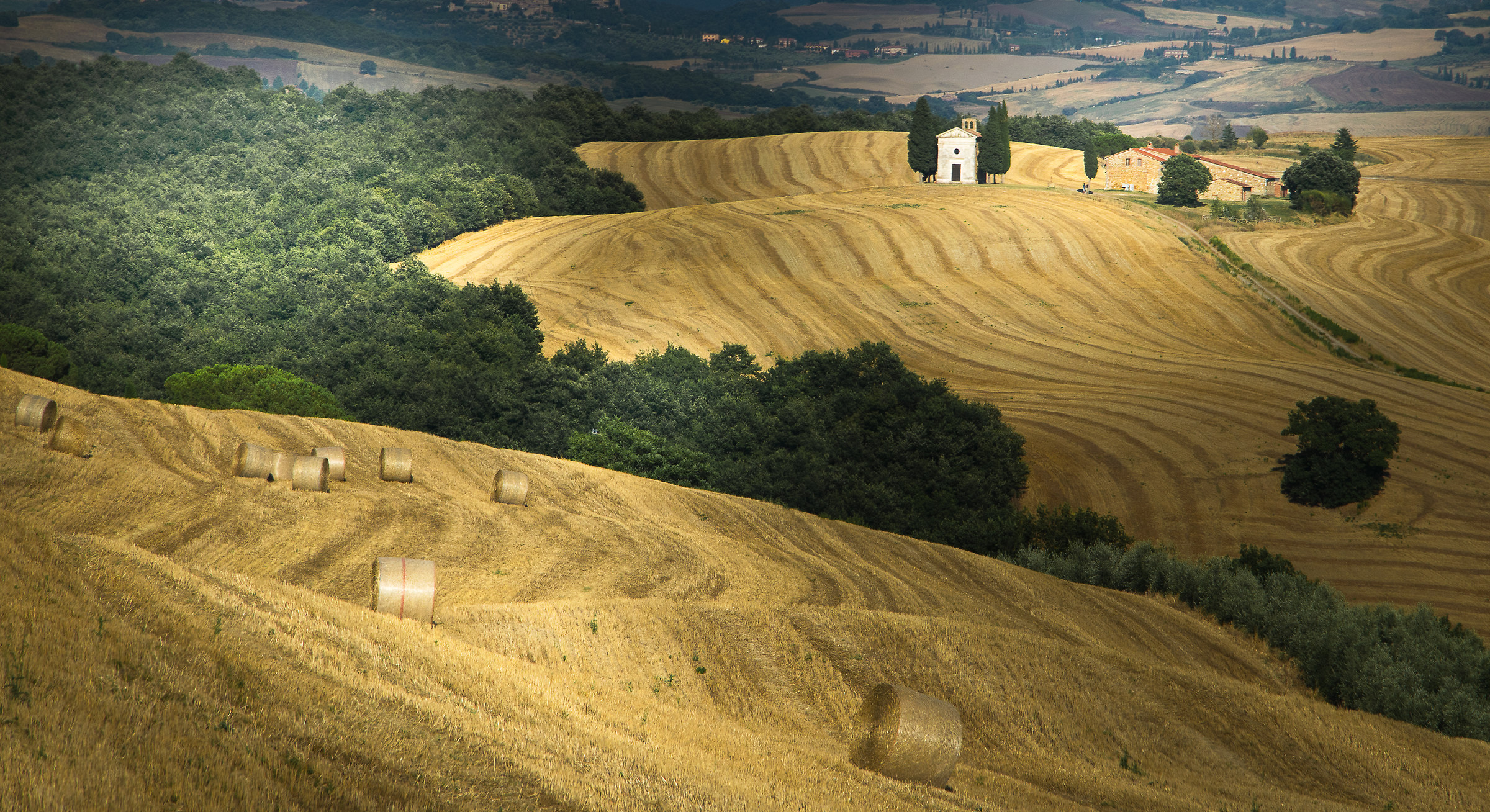 A classic of the Val d'Orcia: Maria Vitaleta