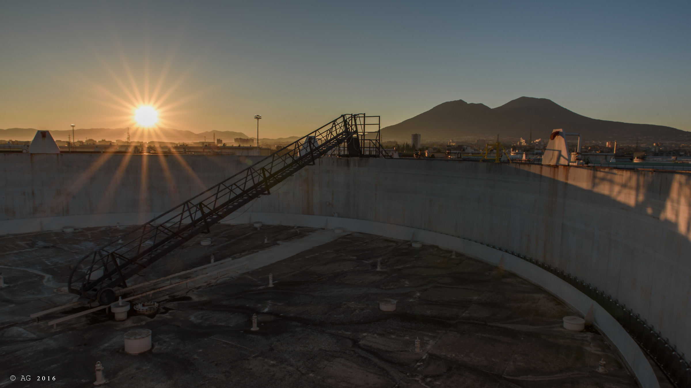 Vesuvius from an unusual point of view