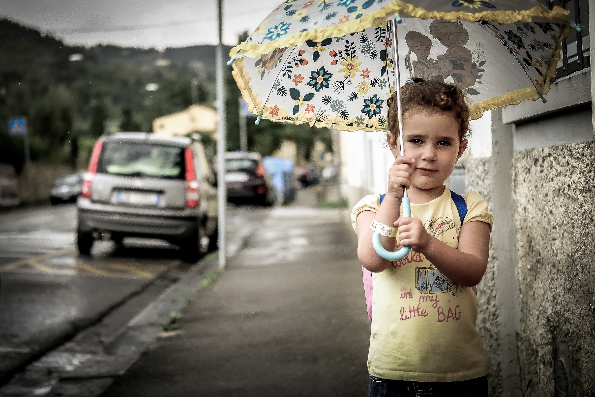 Pioggia estiva in città