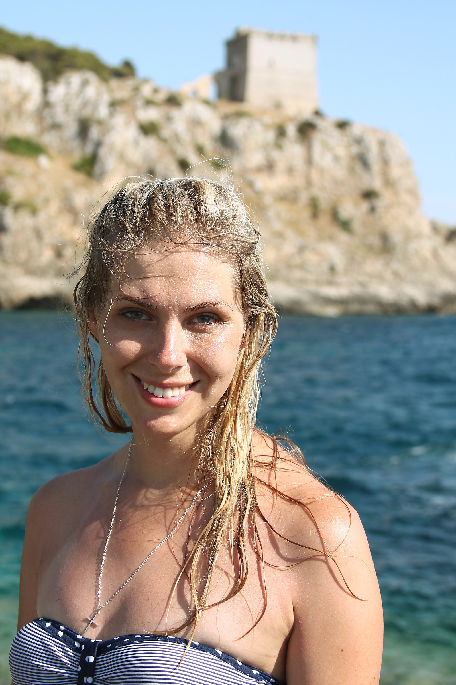 Stasiya and Porto Selvaggio tower