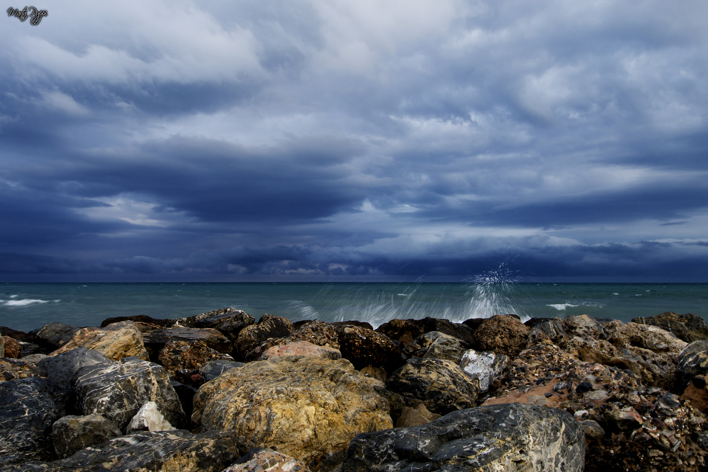 Temporale in arrivo sul mare