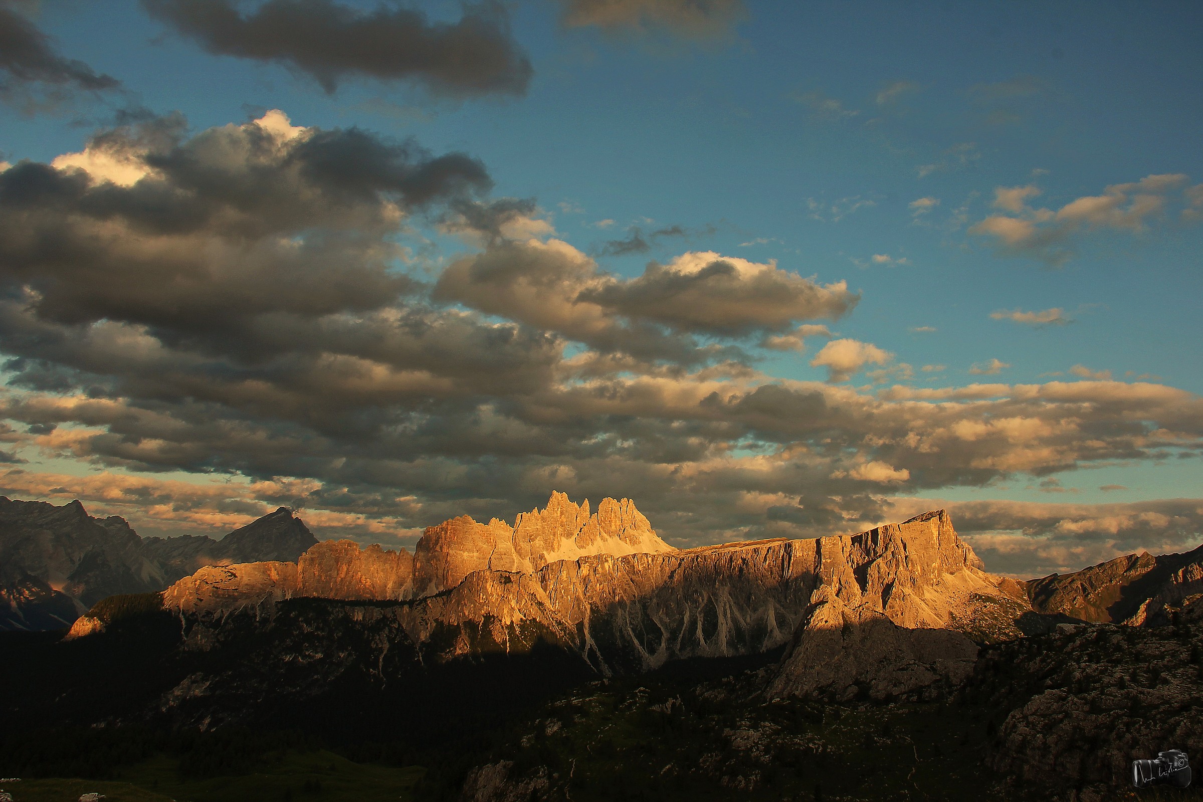 Tramonto sulle dolomiti