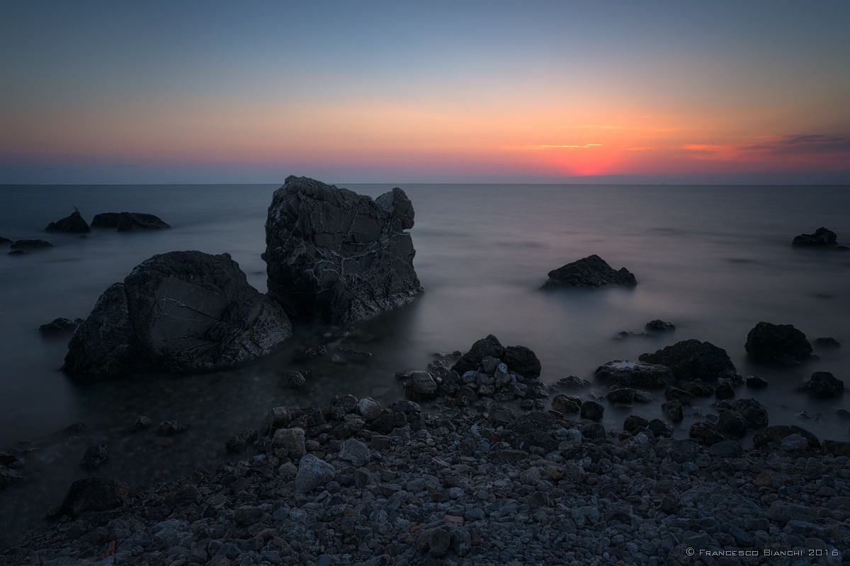 Road to the blue hour