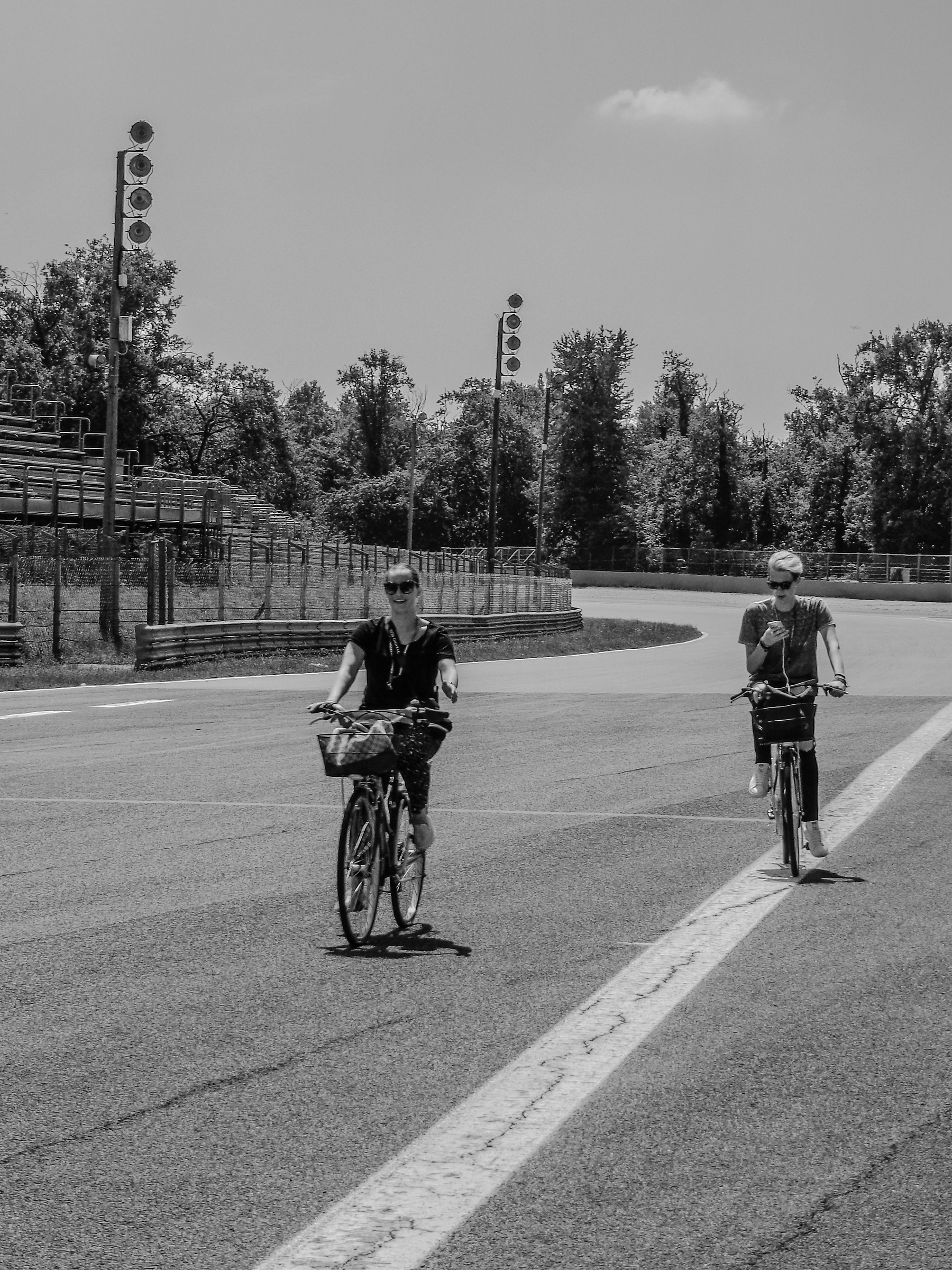 Pedaling on the circuit