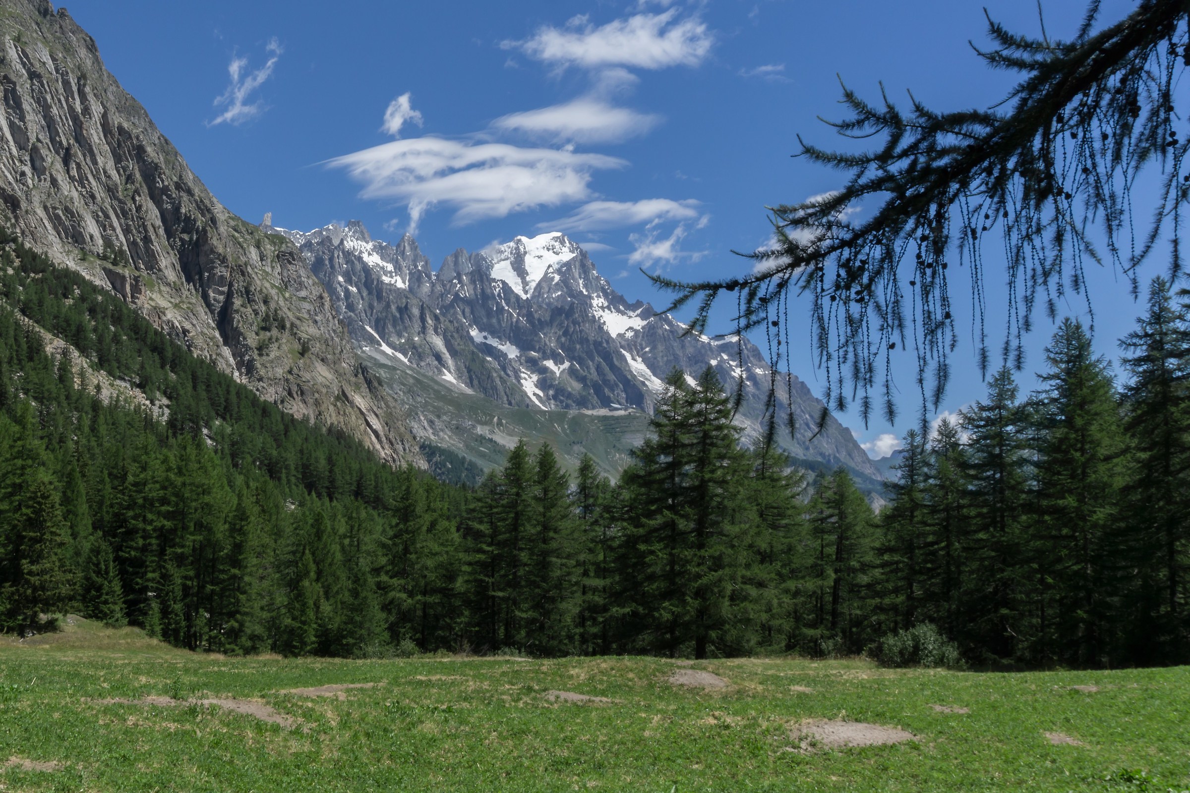 Massiccio del Monte Bianco visto dalla Val Veny - 4