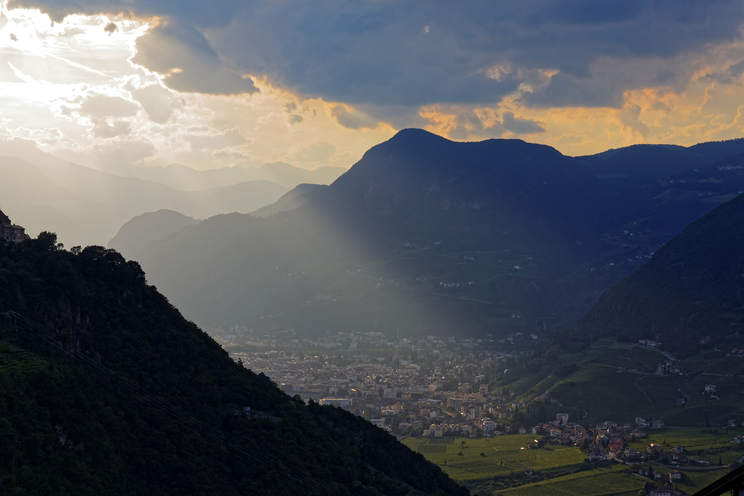Sunset of Bolzano