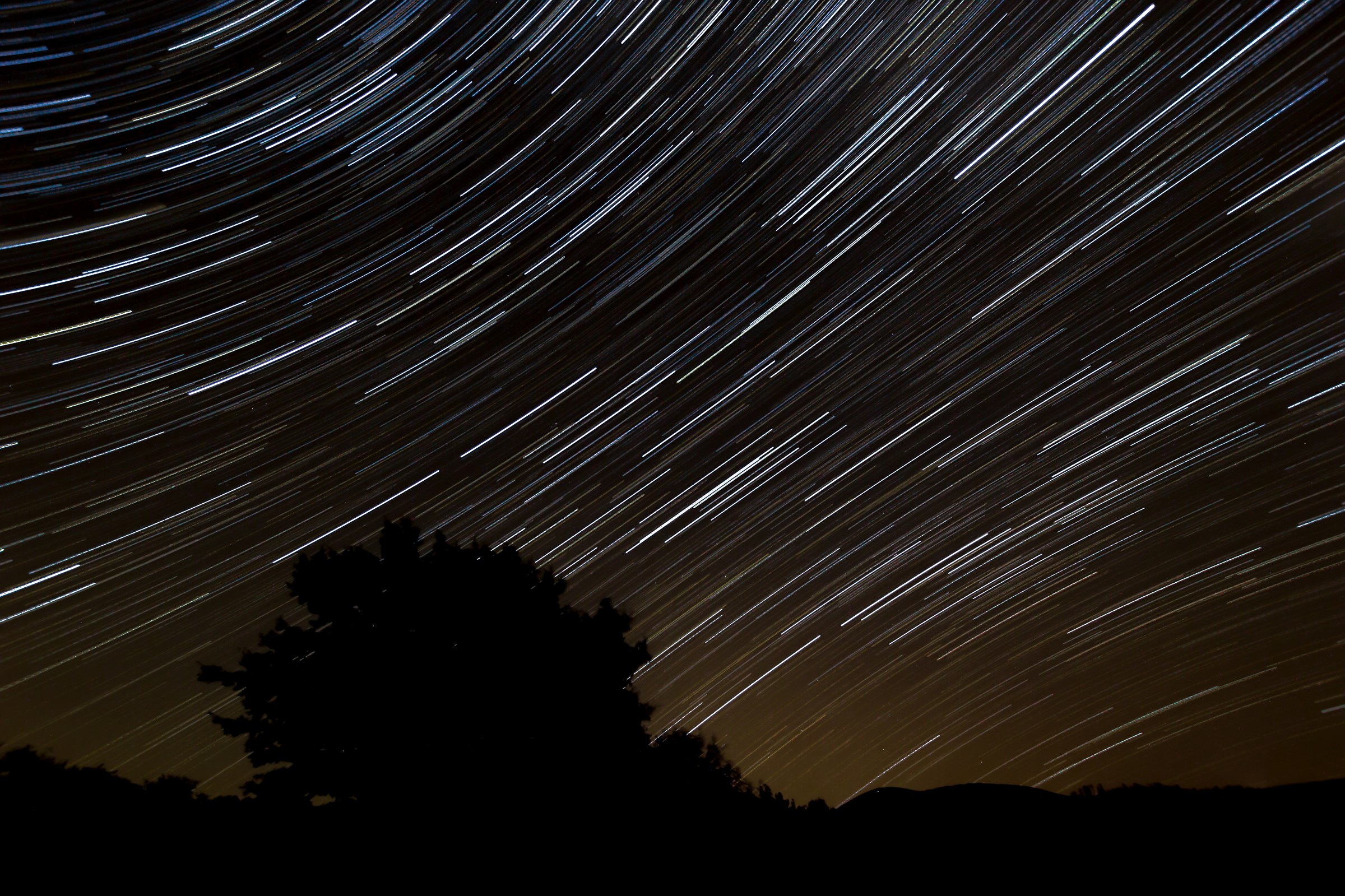 Startrail sul Monte Amiata