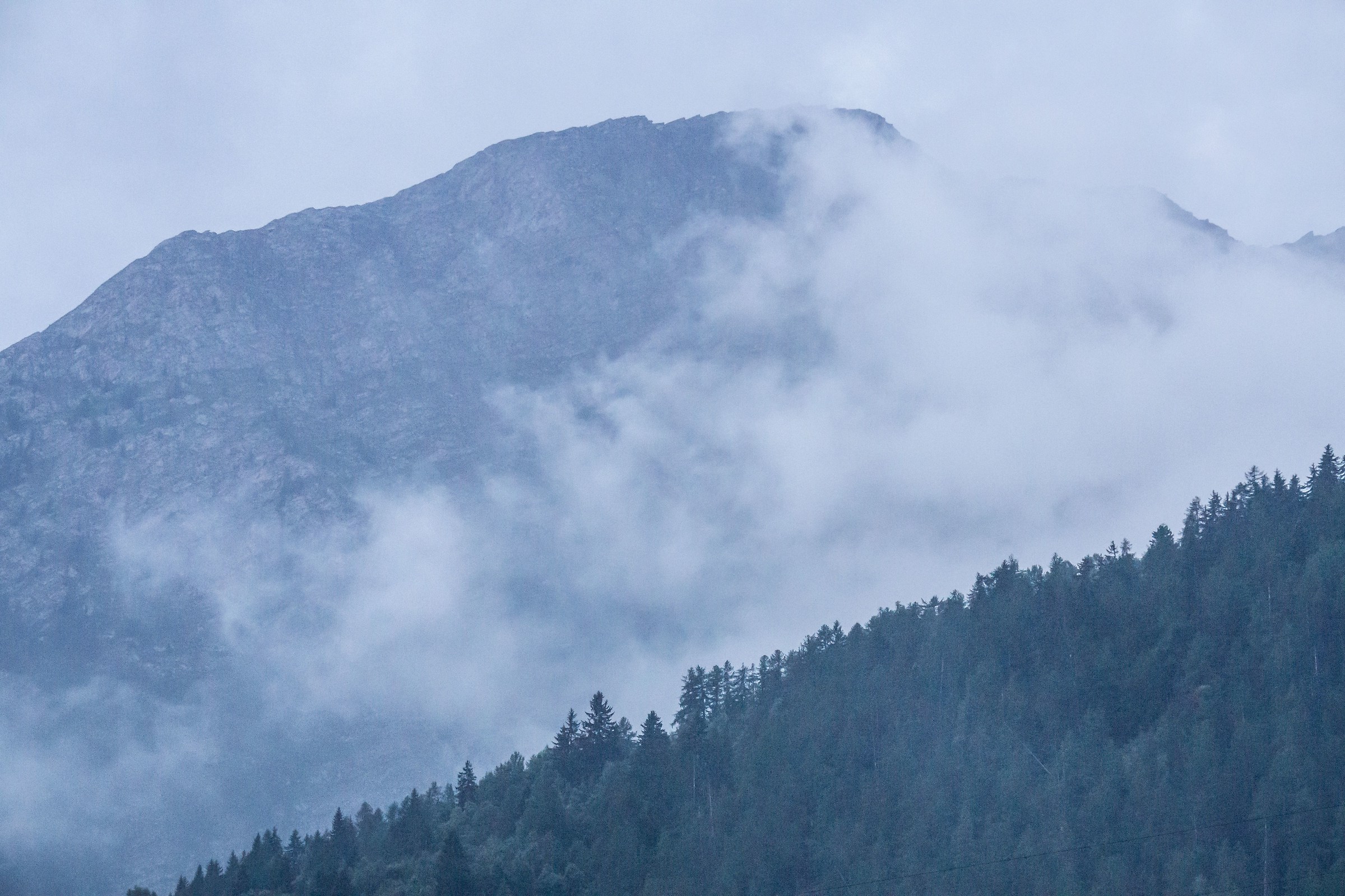 Mont Crammont seen from Dolonne