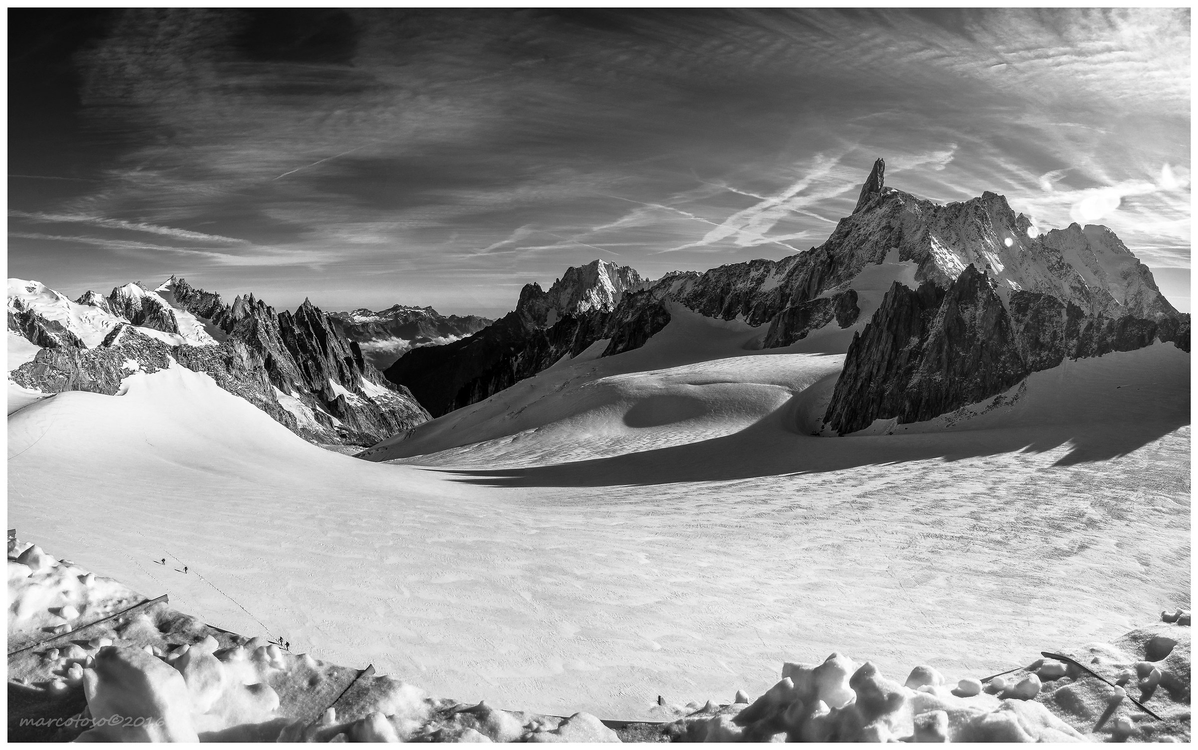 photomerge da Punta Helbronner