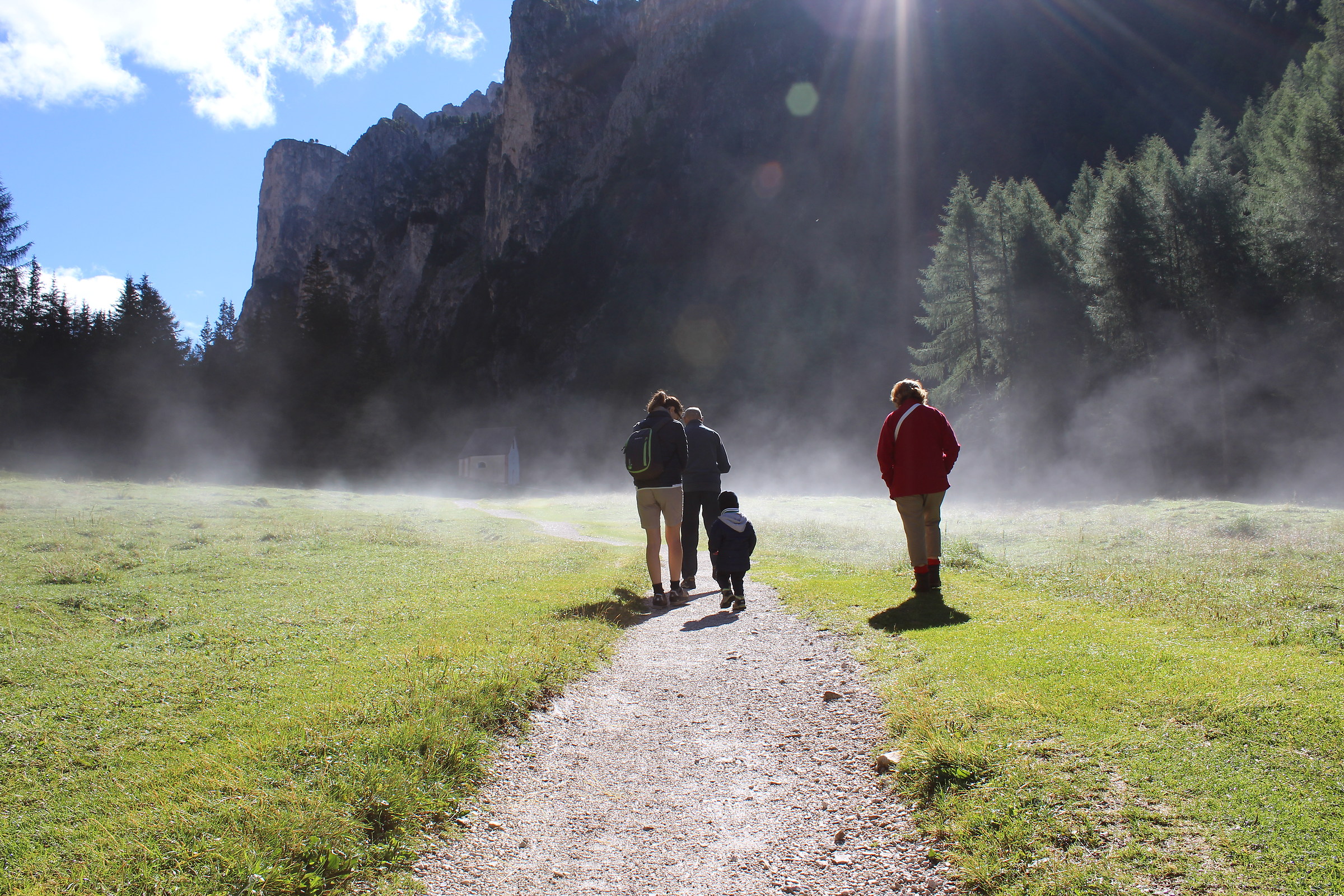 Morning mists in Vallunga ...