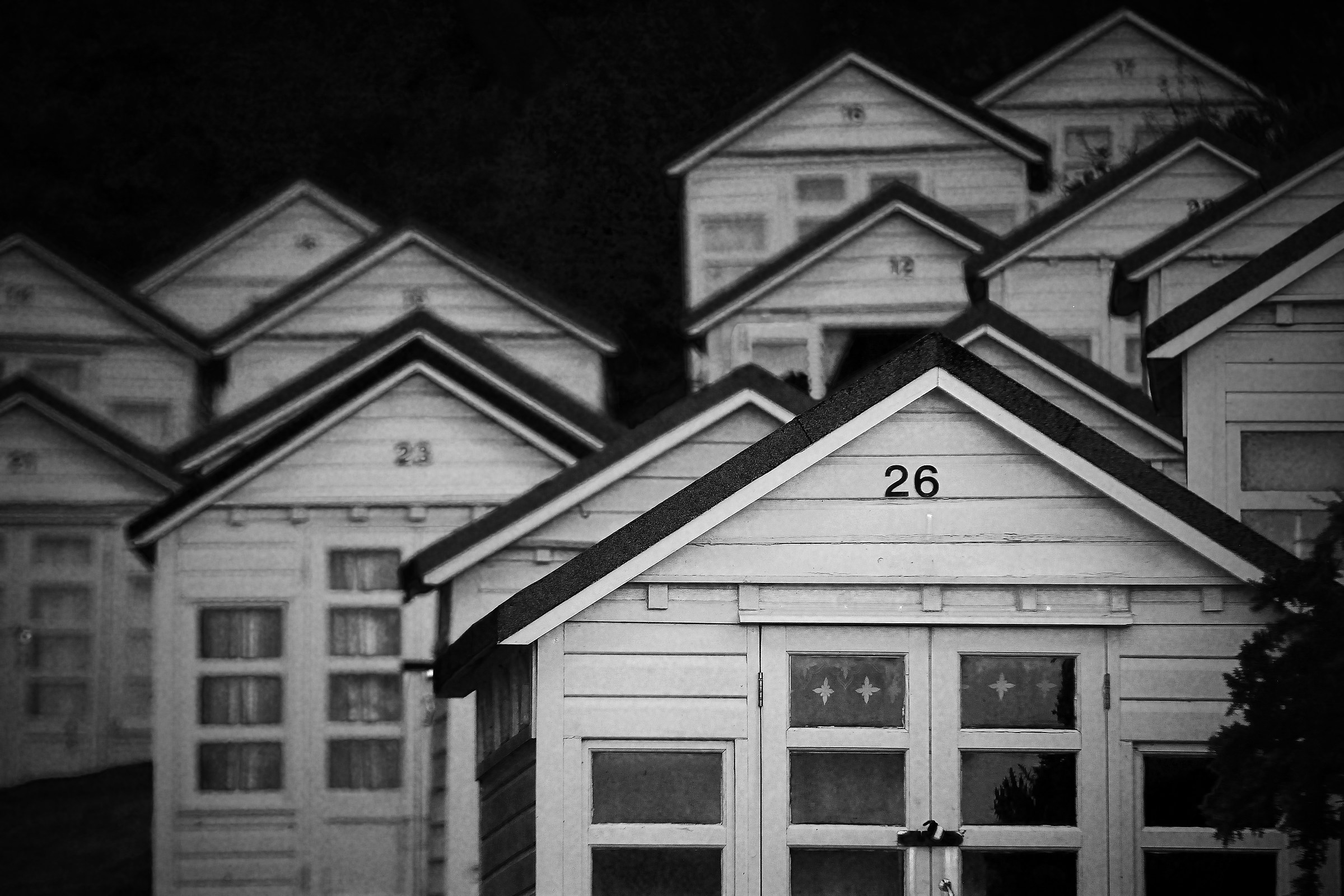 Bed Time for the Beach Huts...