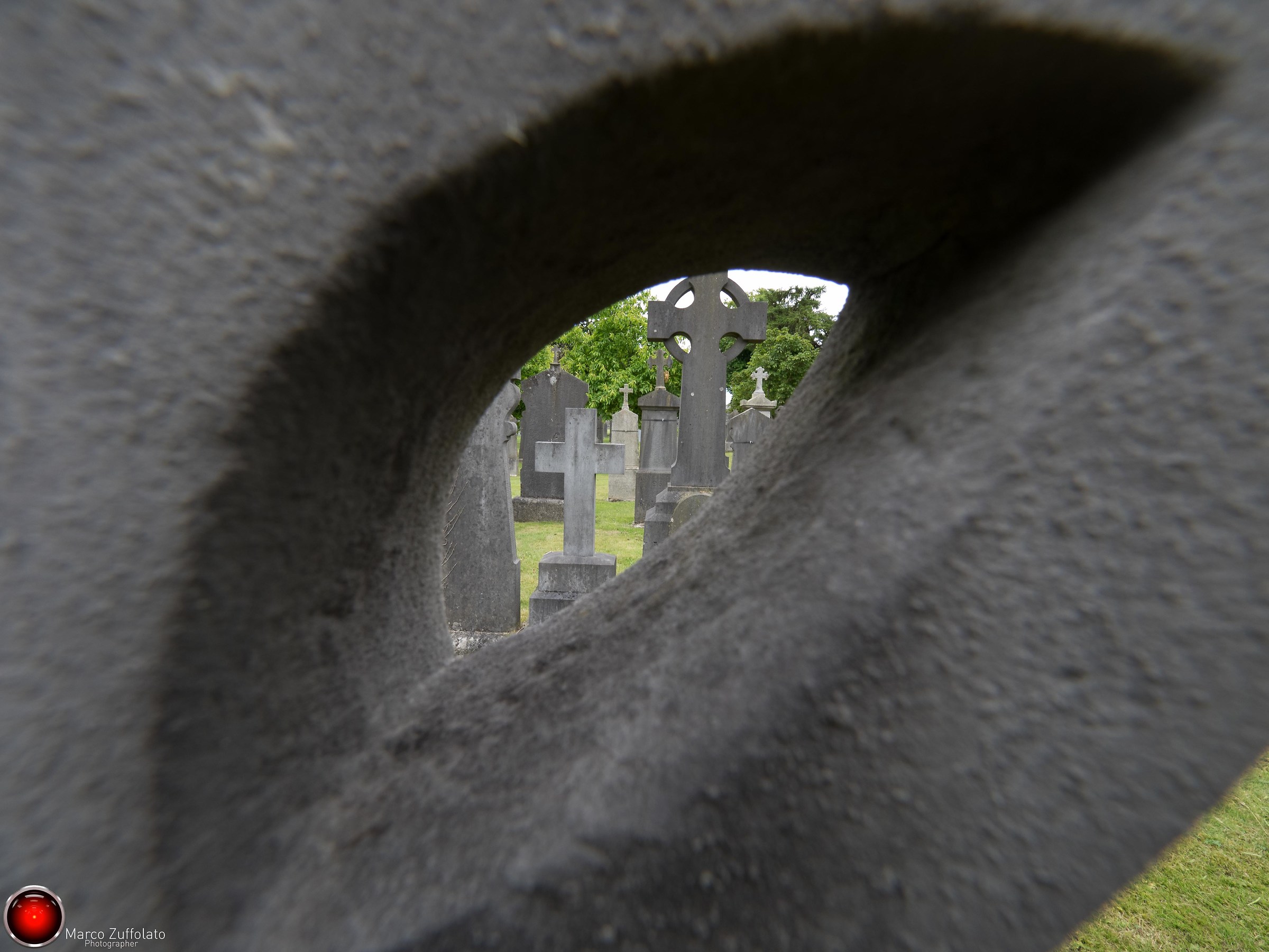 cemetery glimpse